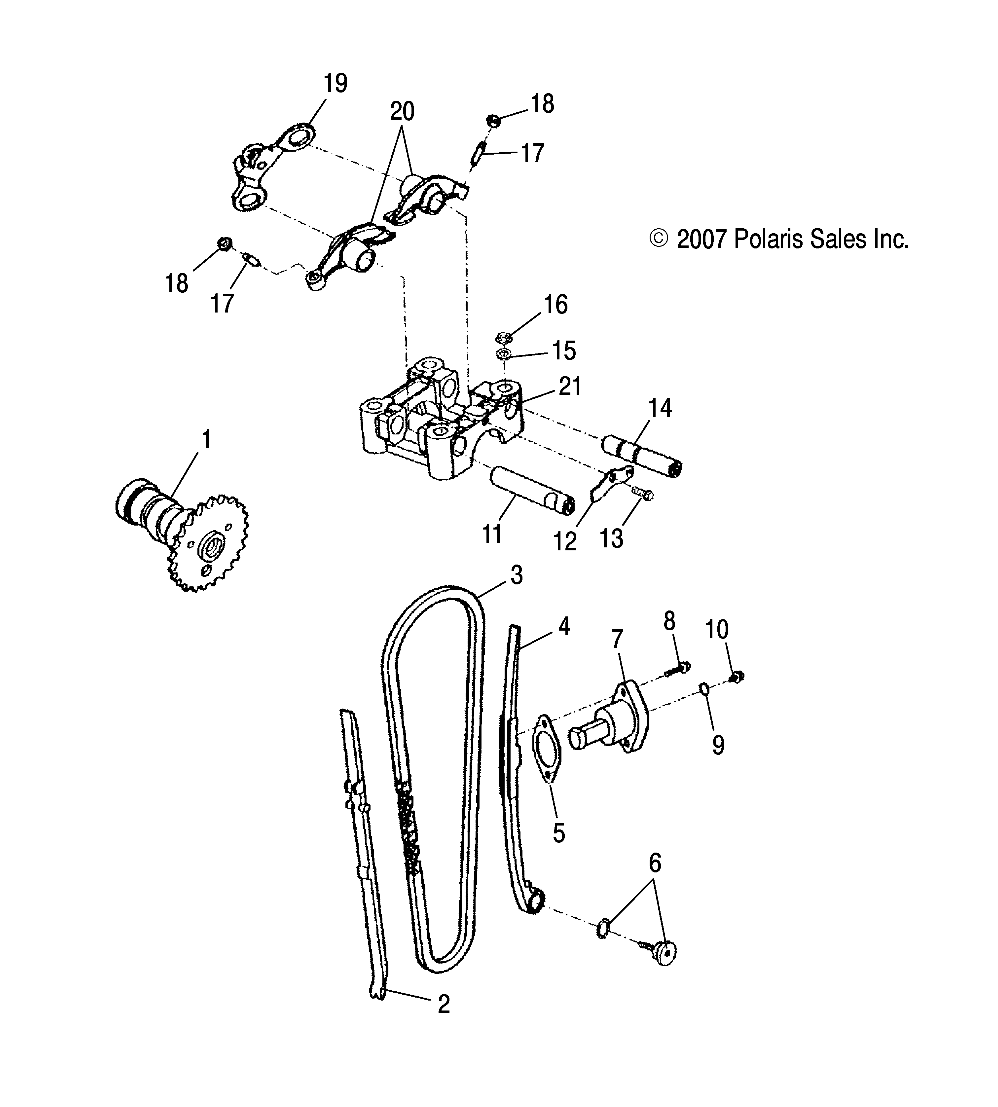 2026 PHOENIX 200 R01 - A26YPA20A4 β ENGINE, VALVE CAM - A26YPA20A4 (49ATVVALVE08PHX) diagram