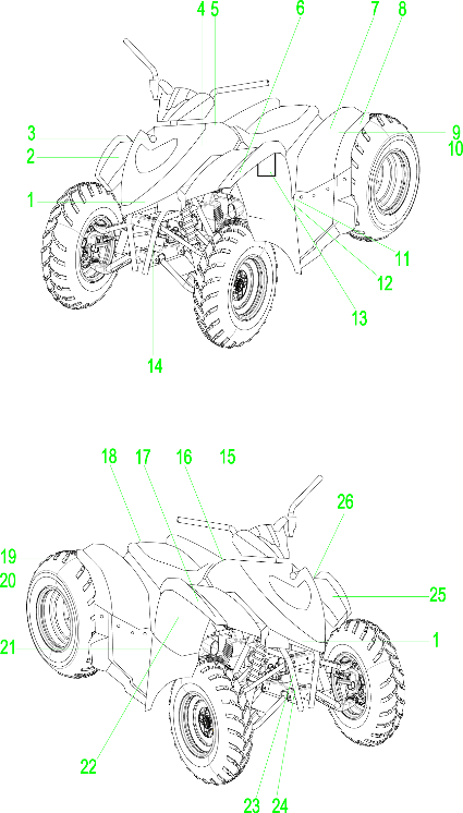 2026 PHOENIX 200 R01 - A26YPA20A4 β BODY, DECALS - A26YPA20A4 (A00050) diagram