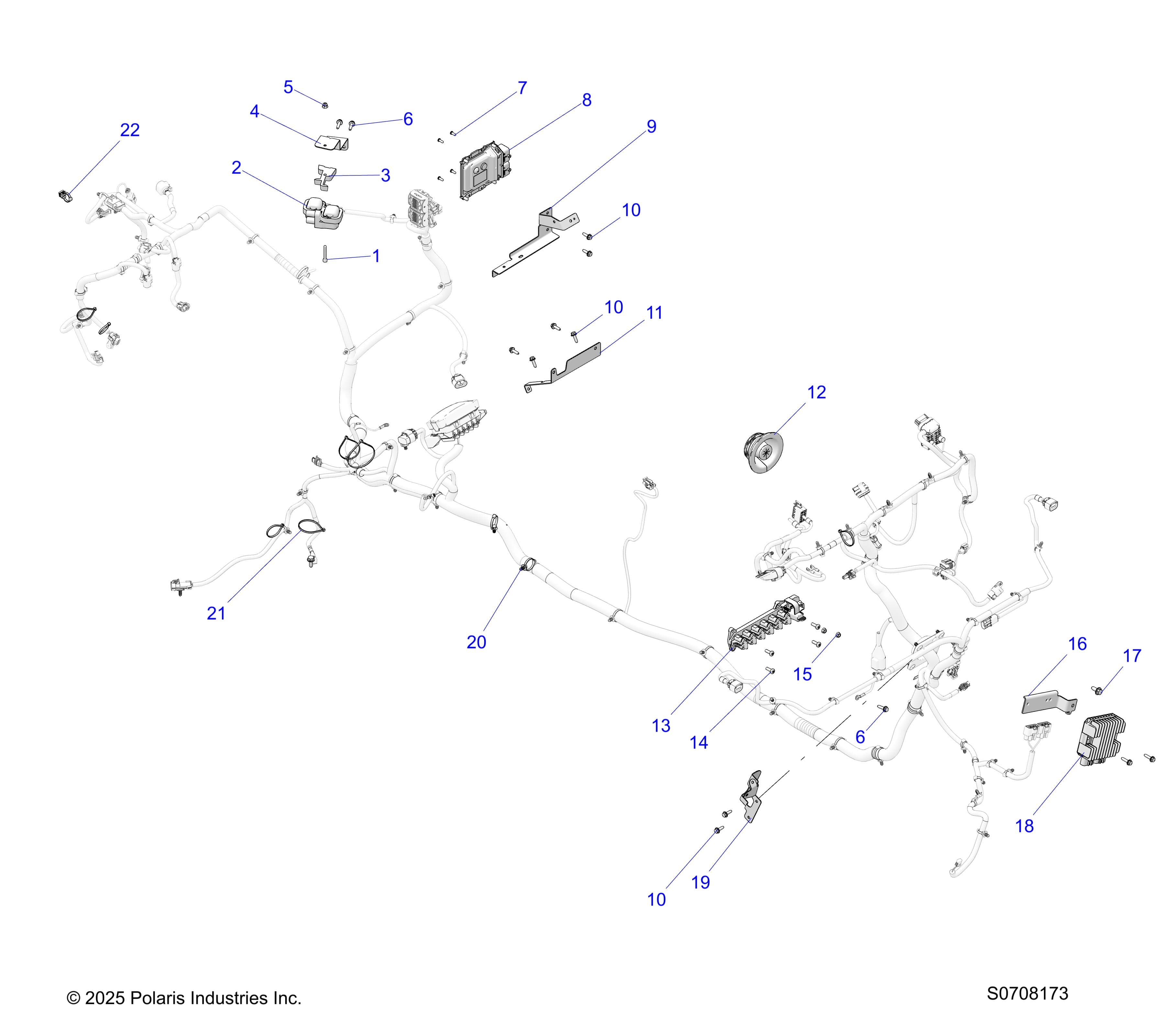 2026 RANGER 1000 XP CREW PREMIUM β ELECTRICAL, HARNESS, COMPONENTS diagram