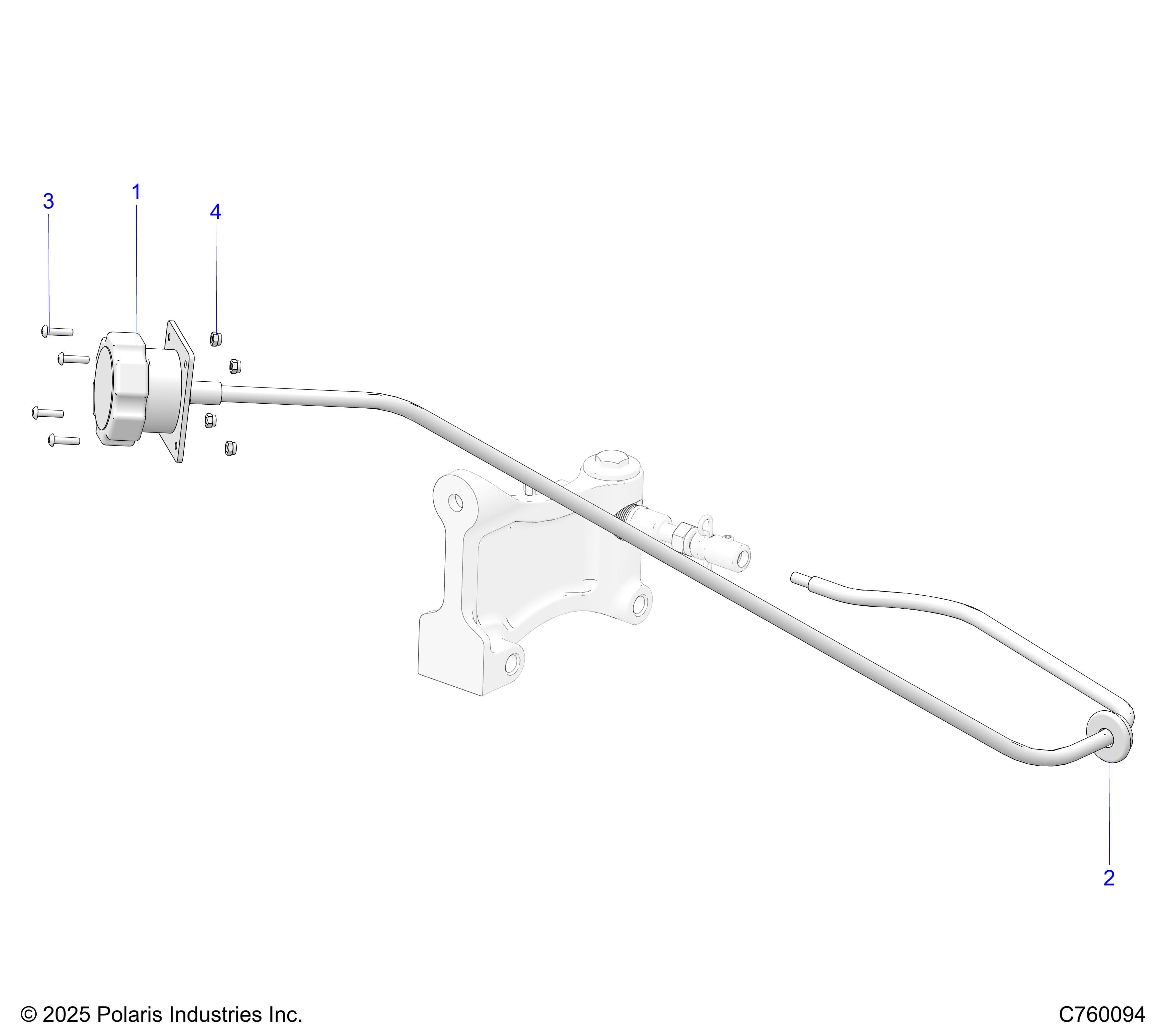 2026 RZR PRO R RACE H.O. β BRAKES, DIAL BIAS - Z26RRL2KAL (C760094) diagram