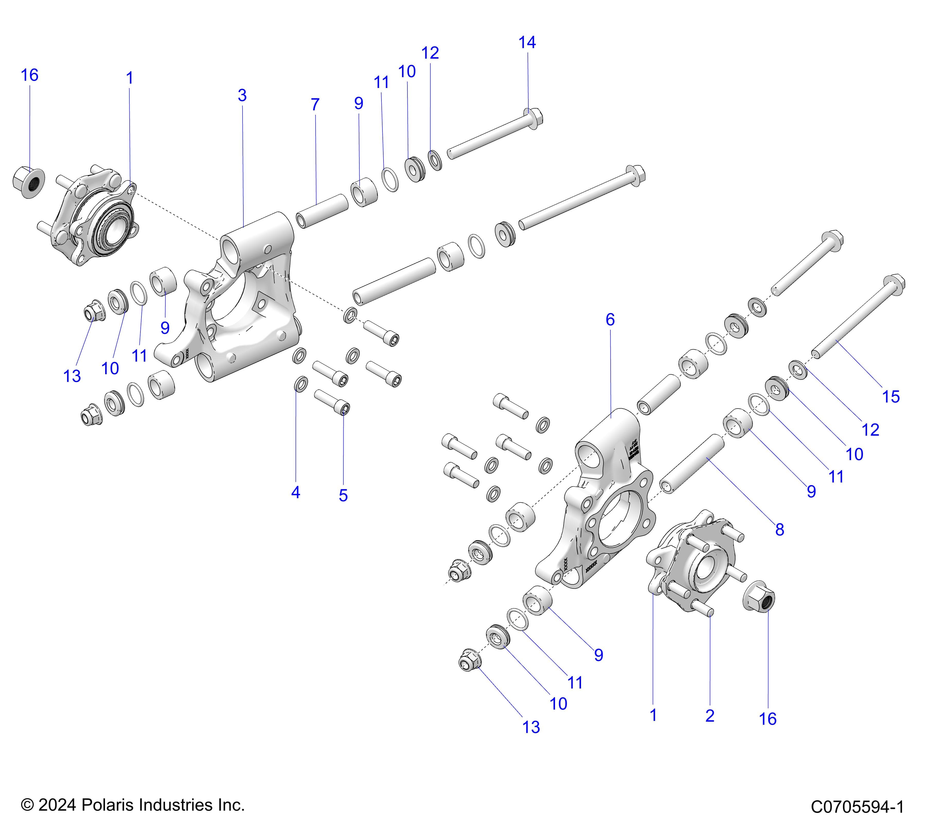 2026 POLARIS XPEDITION ADV NORTHSTAR β SUSPENSION, REAR CARRIER diagram