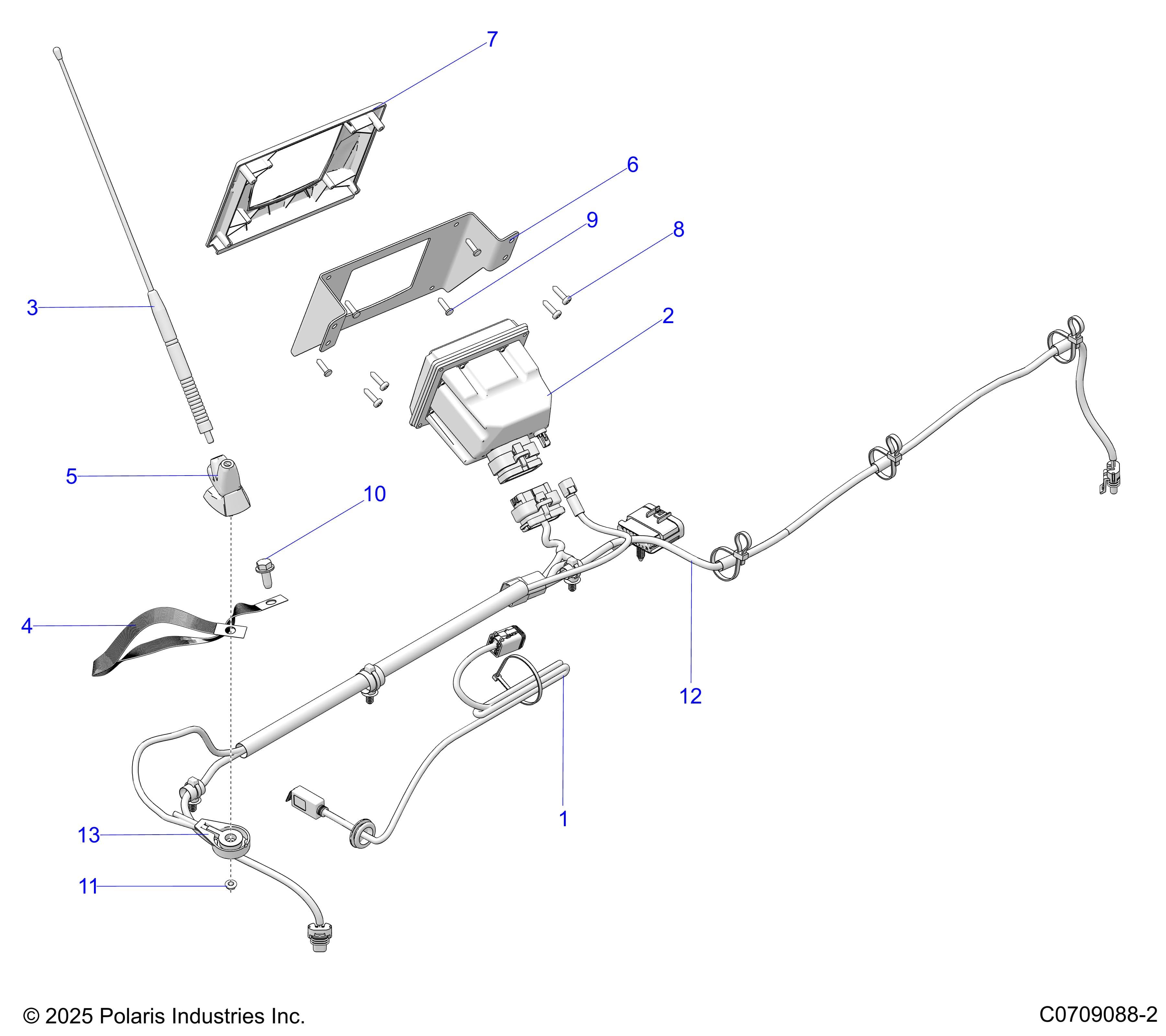 2026 GENERAL XP 1000 PREMIUM β ELECTRICAL, AUDIO, STANDARD diagram