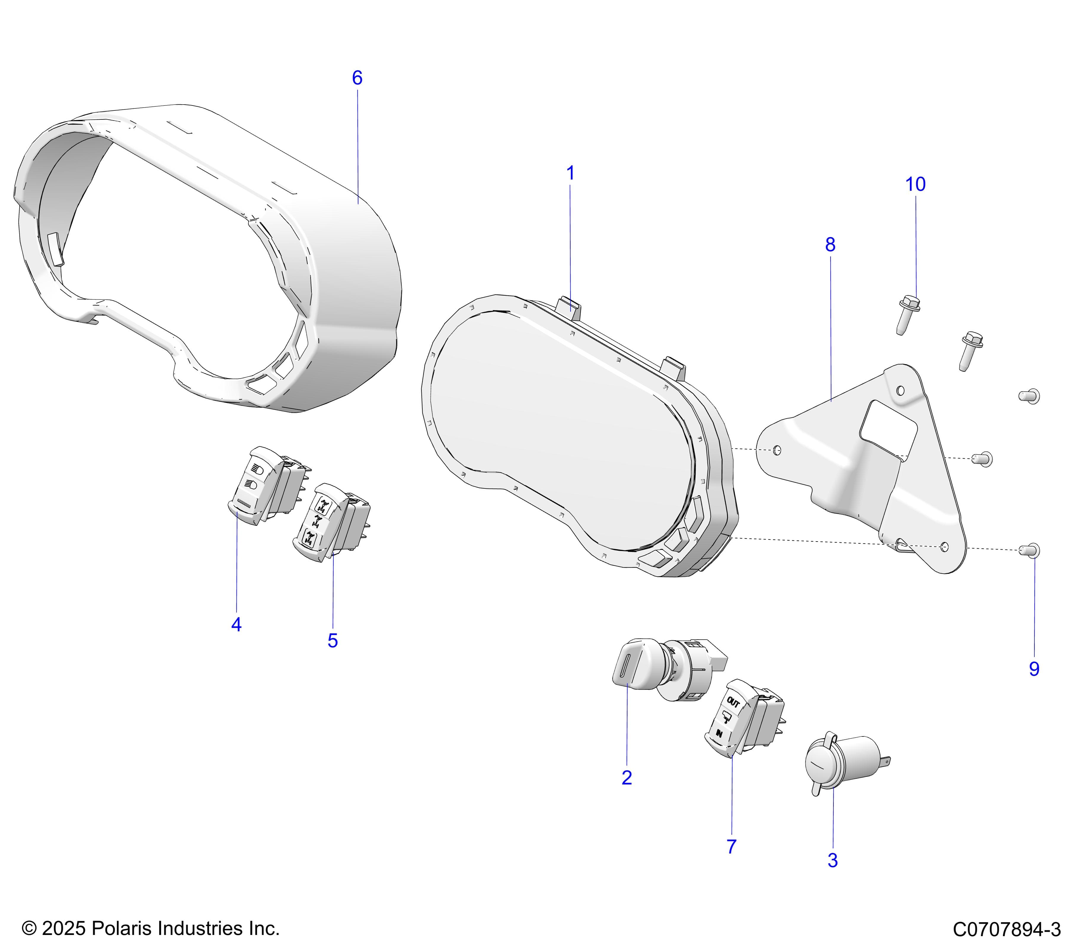2026 GENERAL XP 1000 PREMIUM β ELECTRICAL, DASH INSTRUMENTS AND CONTROLS diagram