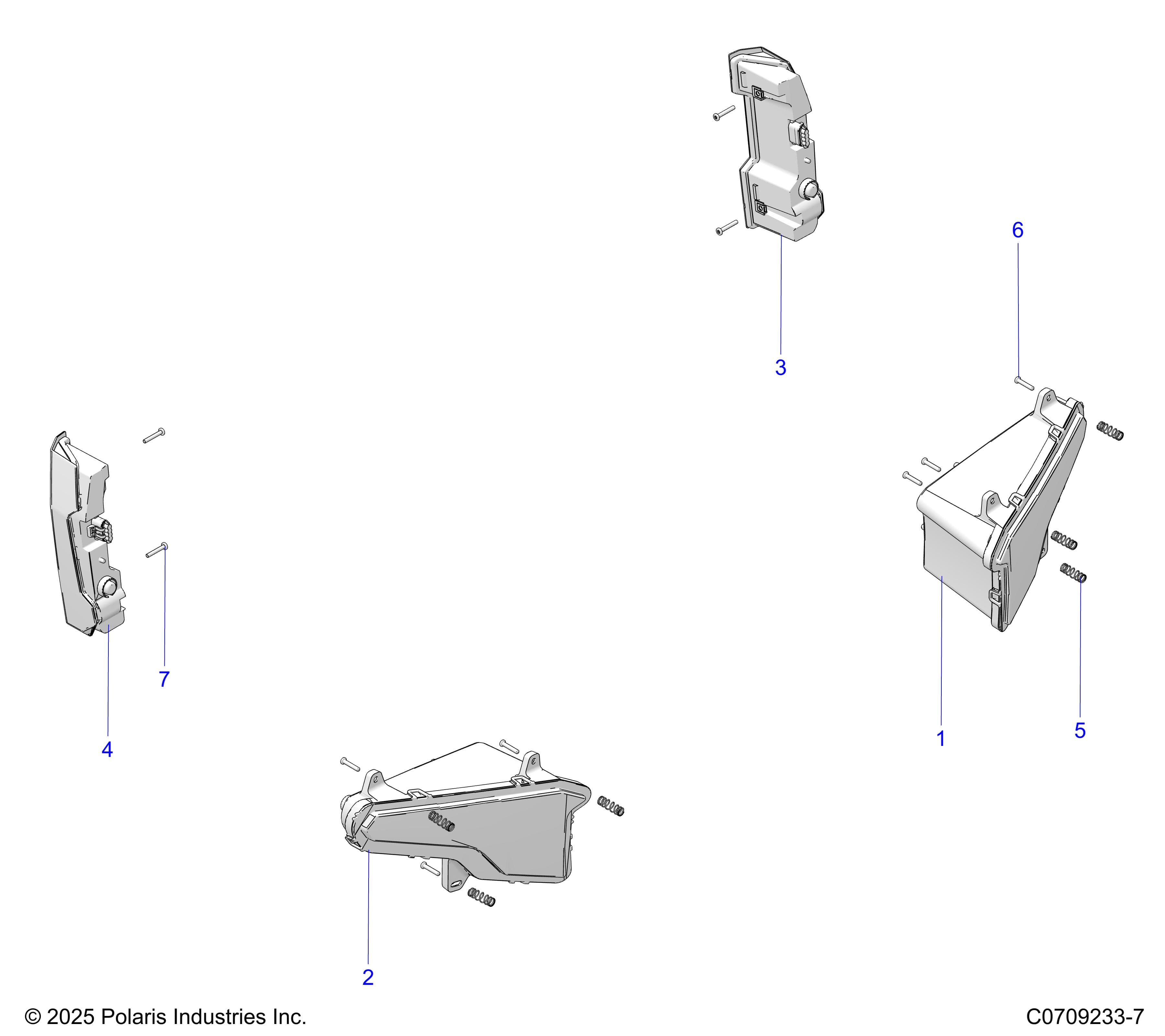 2026 POLARIS XPEDITION ADV 5 NORTHSTAR β ELECTRICAL, HEADLIGHTS AND TAILLIGHTS diagram
