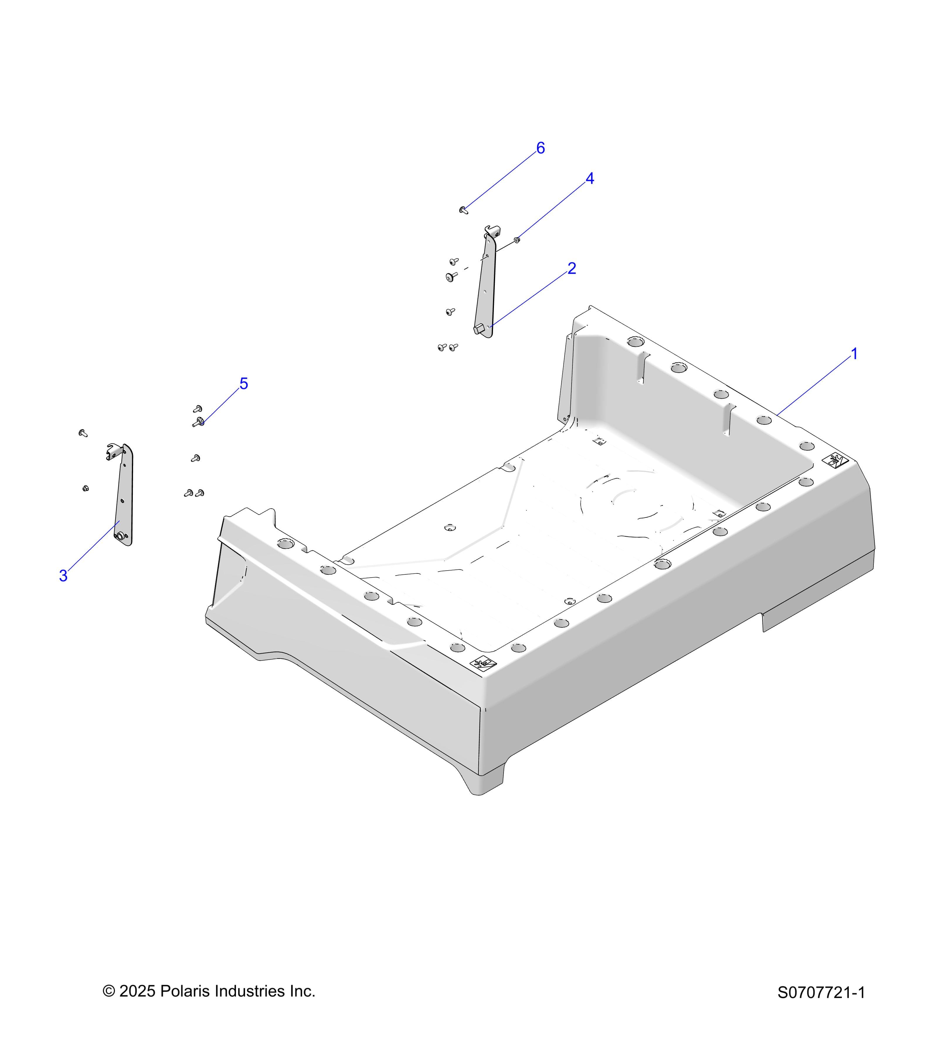 2026 RANGER 500 β BODY, BOX ASSEMBLY diagram