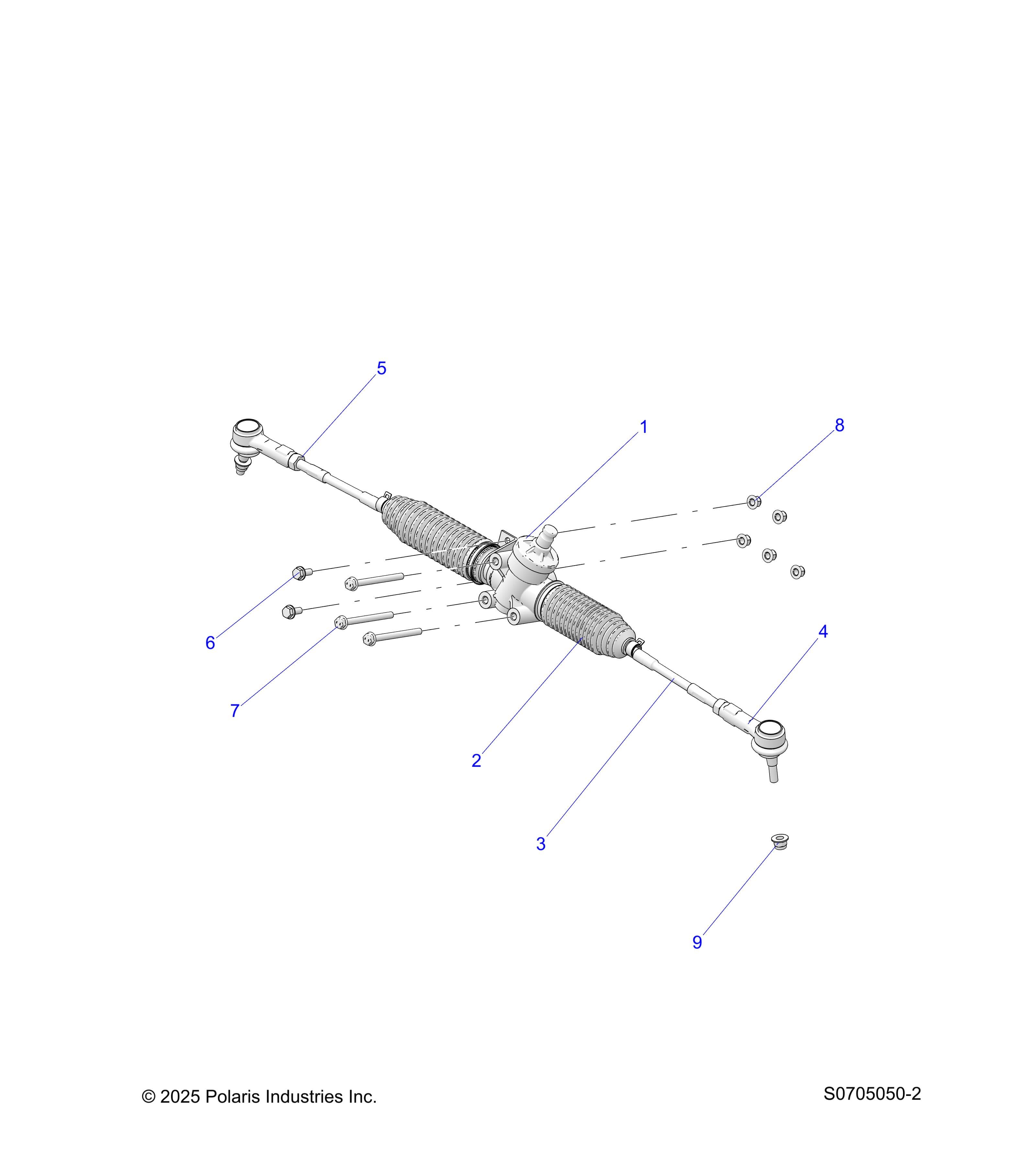 2026 RANGER 500 β STEERING, GEARBOX diagram