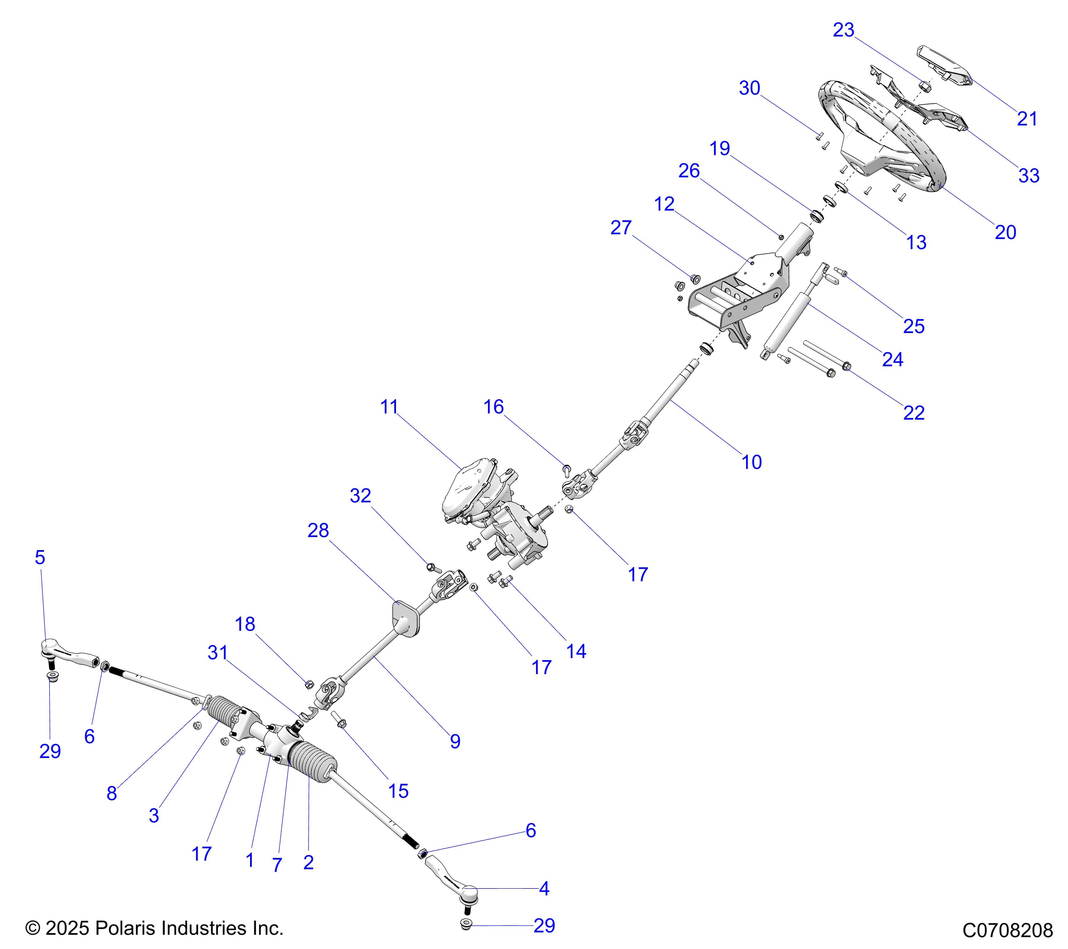 2026 GENERAL 1000 PREMIUM — STEERING, STEERING ASM. diagram