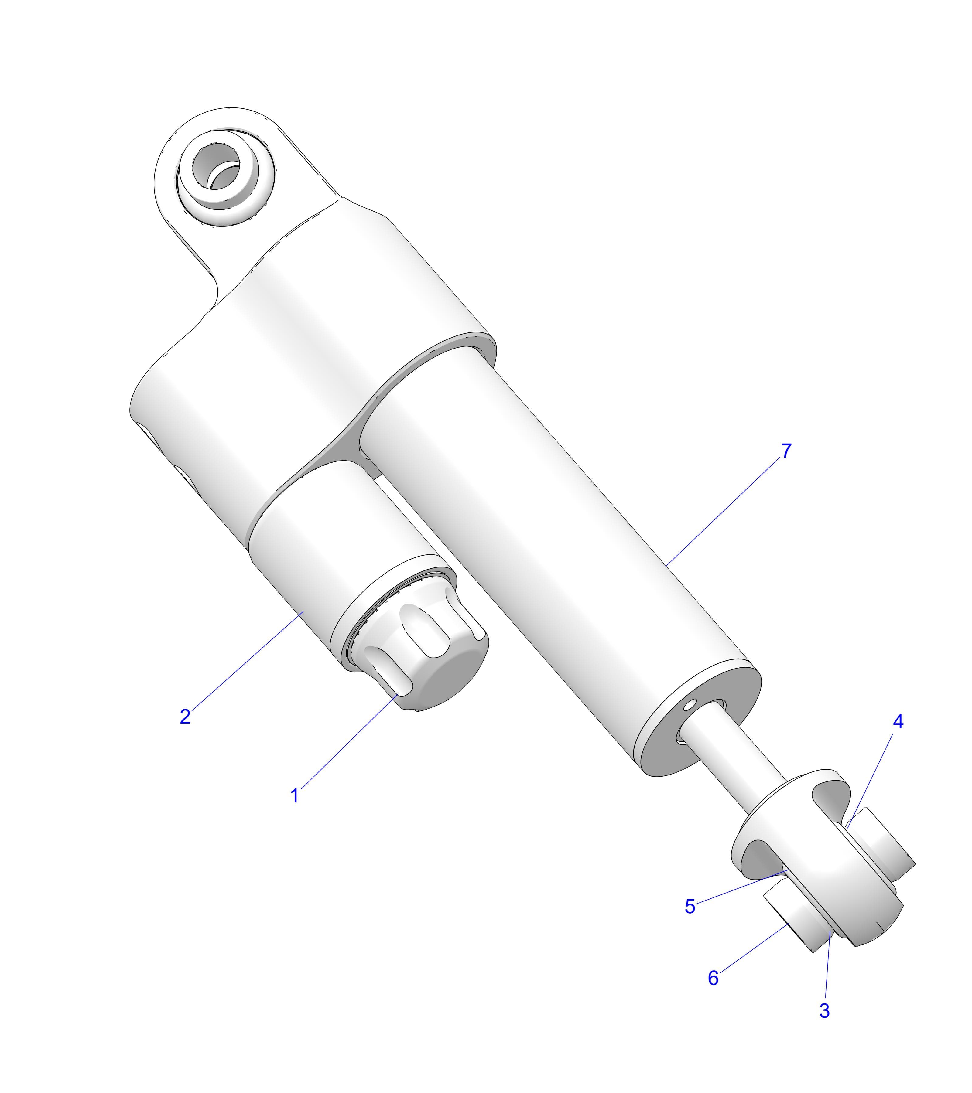 2026 RZR PRO R4 LE β SUSPENSION, FRONT SHOCK STABILIZER BAR - Z26R4P2KBL (C760113) diagram