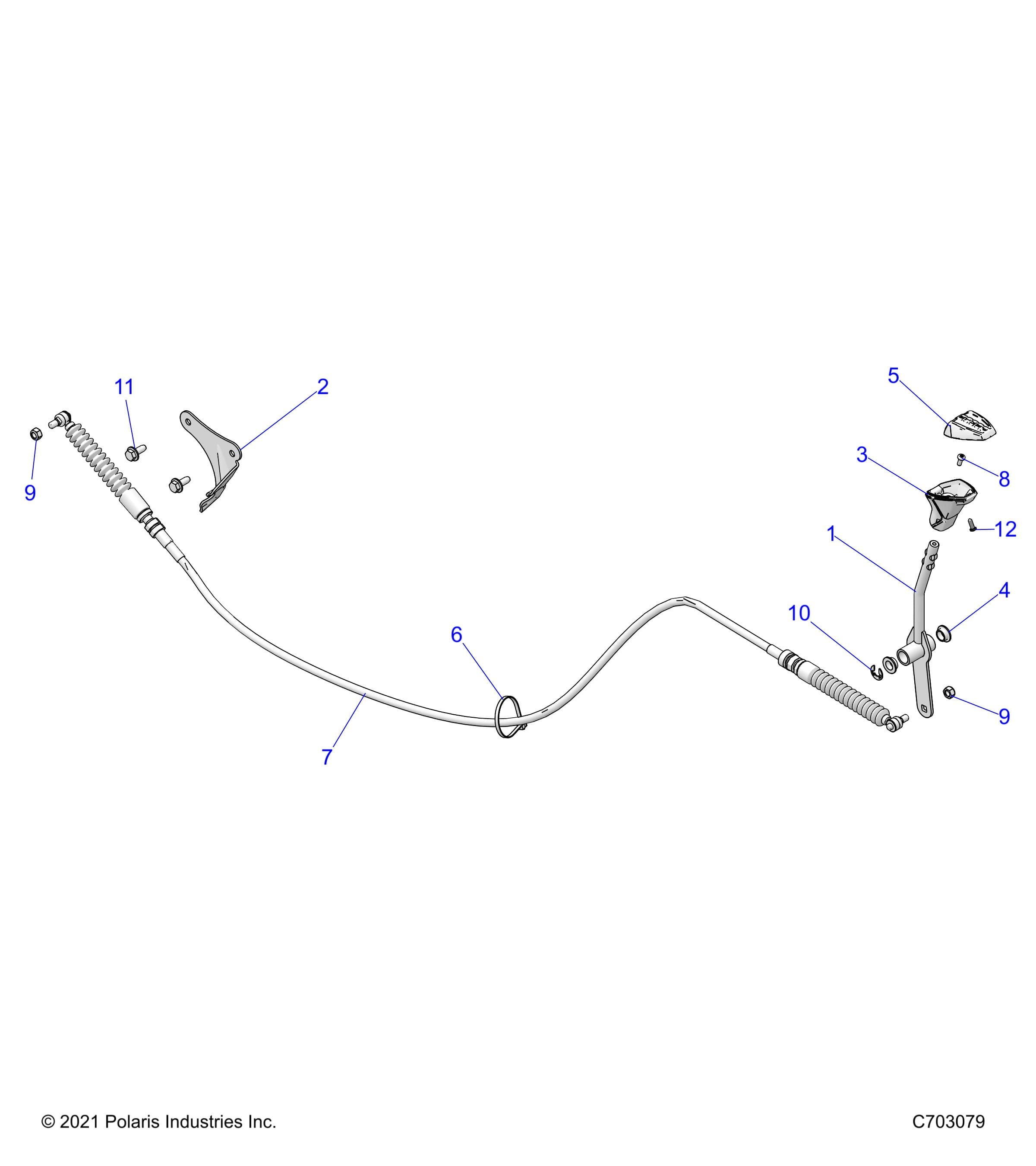 2026 RZR XP 1000 ULTIMATE — DRIVE TRAIN, GEAR SELECTOR - Z26NET99A4/B4/A6/B6 (C703079) diagram