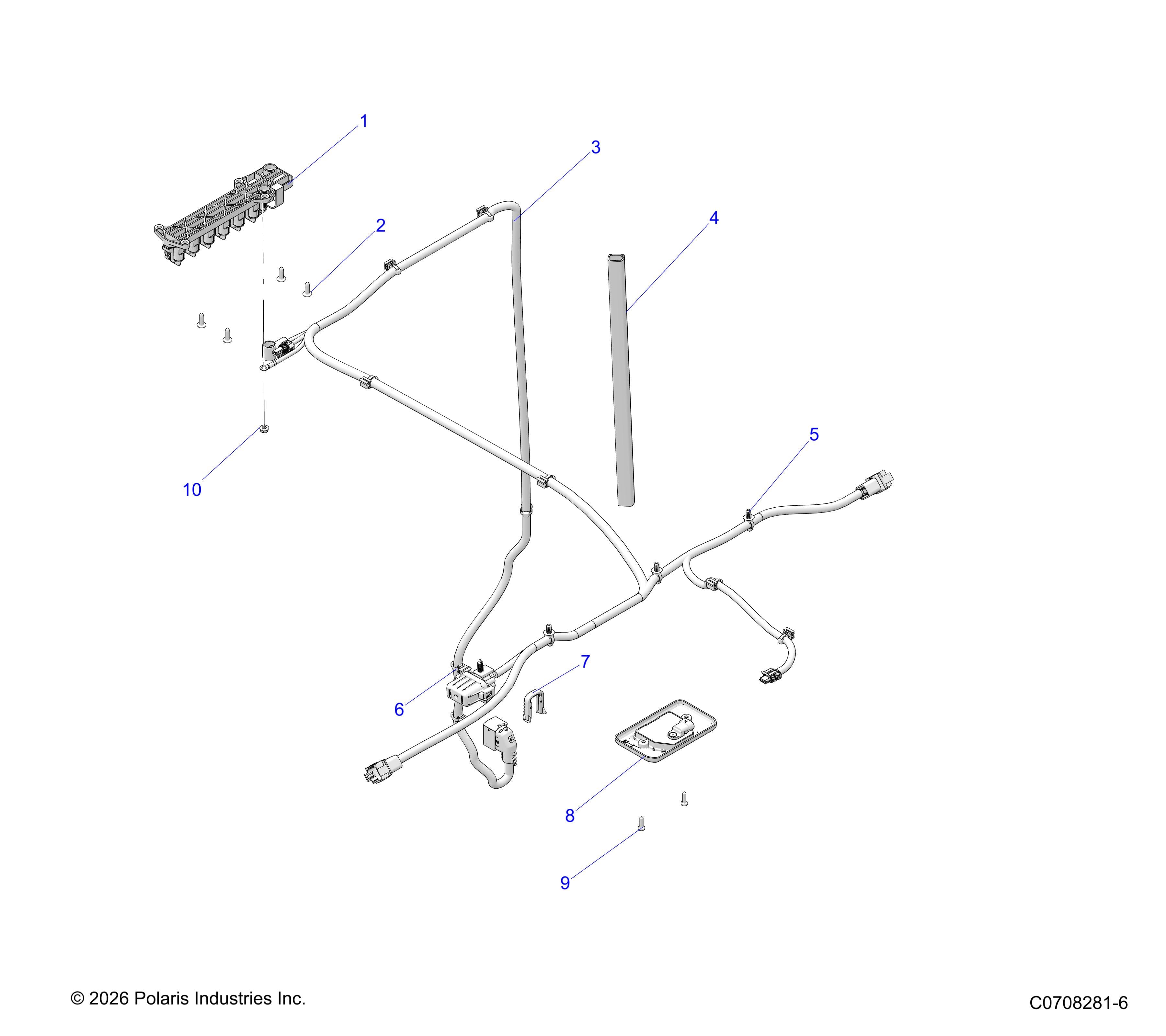 2026 RANGER 1000 XP CREW NSTR PREMIUM β ELECTRICAL, DOME LIGHT diagram