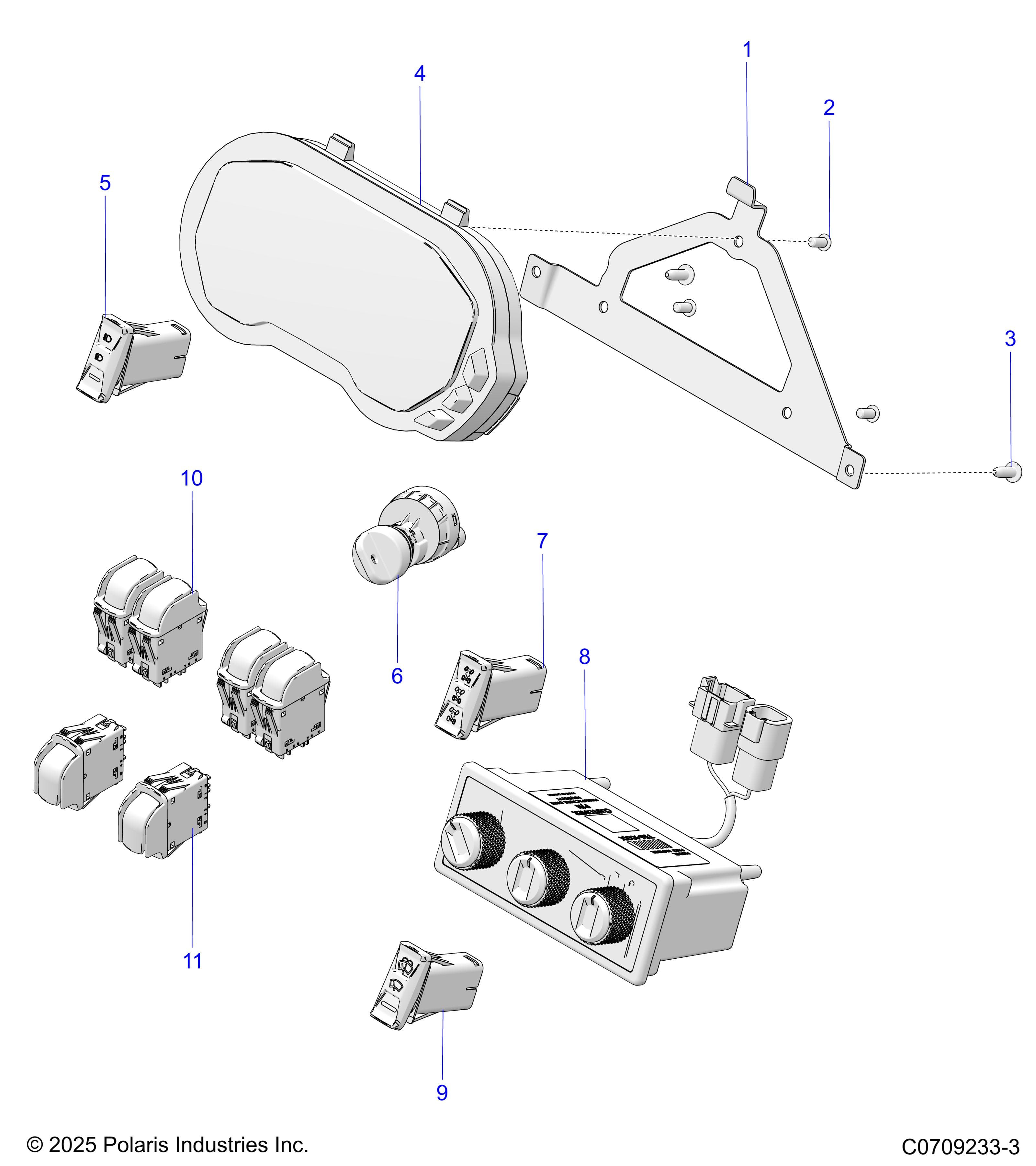 2026 POLARIS XPEDITION ADV 5 NORTHSTAR β ELECTRICAL, DASH INSTRUMENTS AND CONTROLS diagram