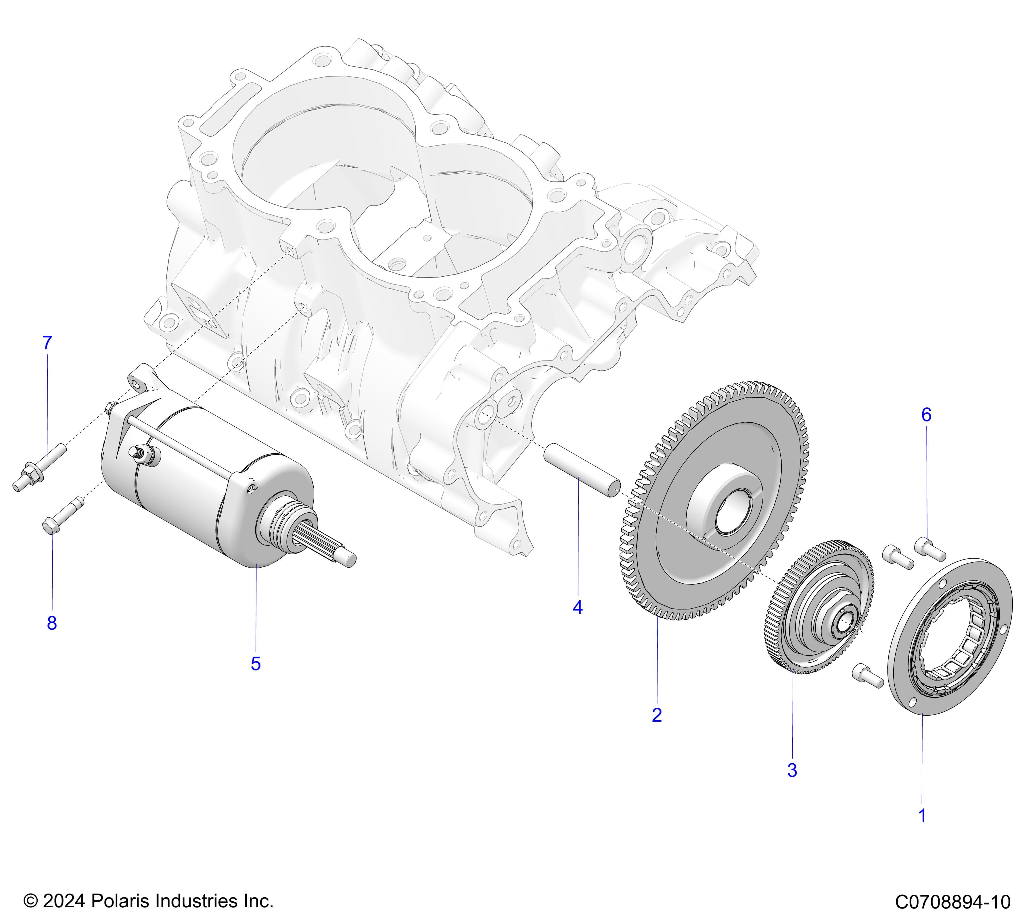 2026 POLARIS XPEDITION ADV 5 NORTHSTAR β ENGINE, STARTER diagram