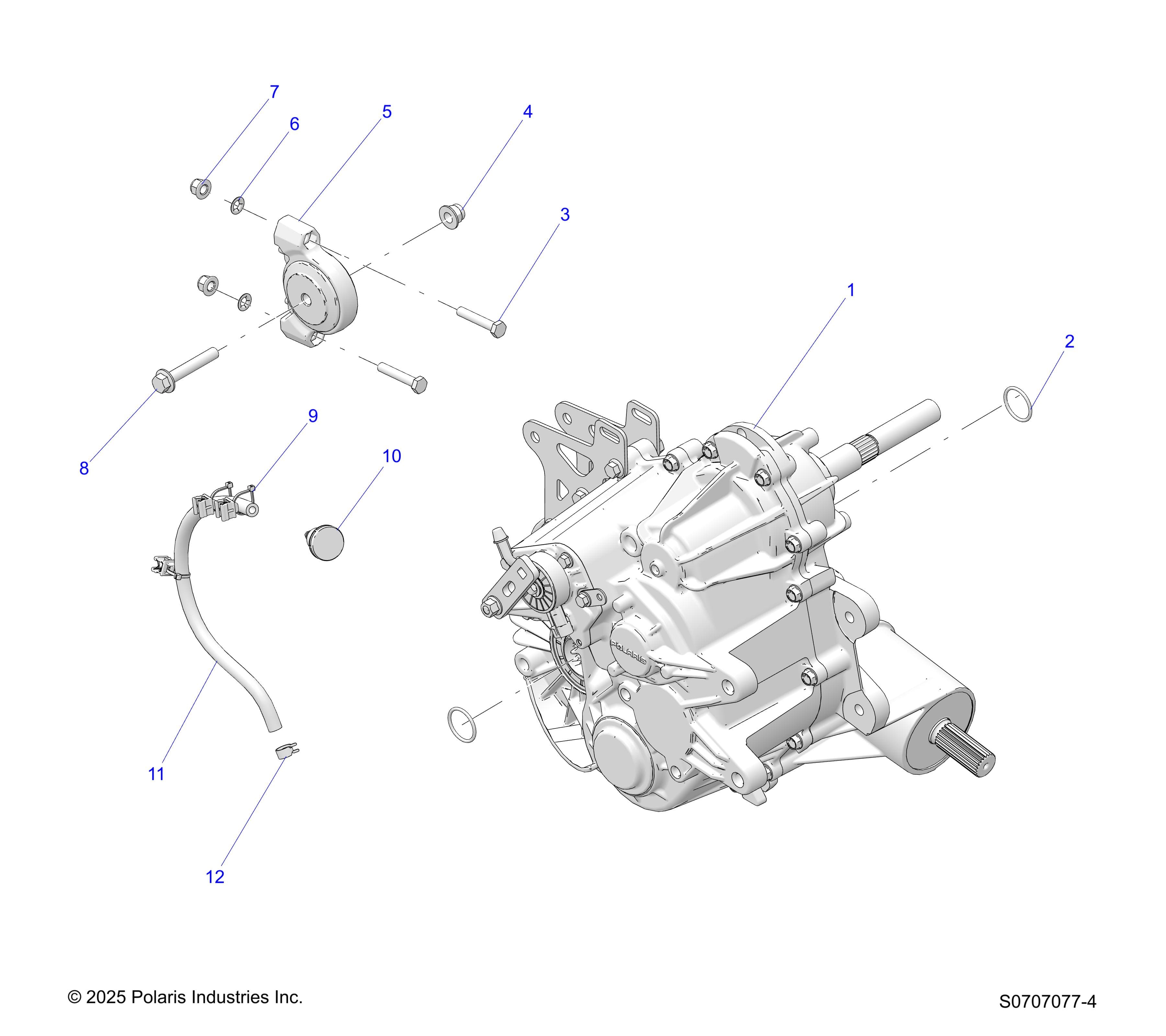 2026 RANGER 1000 CABBED β DRIVE TRAIN, MAIN GEARCASE MOUNTING diagram