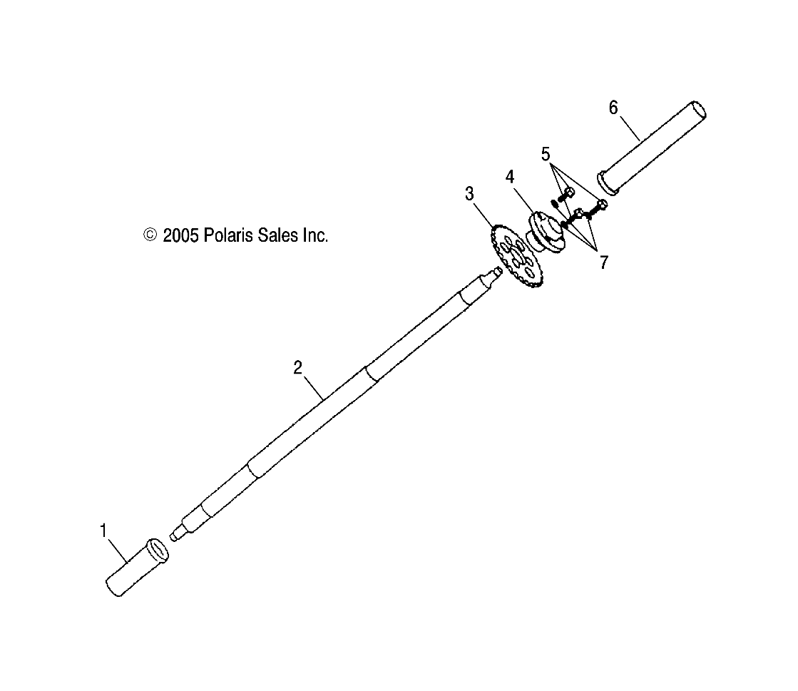 2026 OUTLAW 110 R02 - A26YKA11B1/B7 β WHEELS, REAR AXLE - A26YKA11B1/B7 (4999202399920239B14) diagram