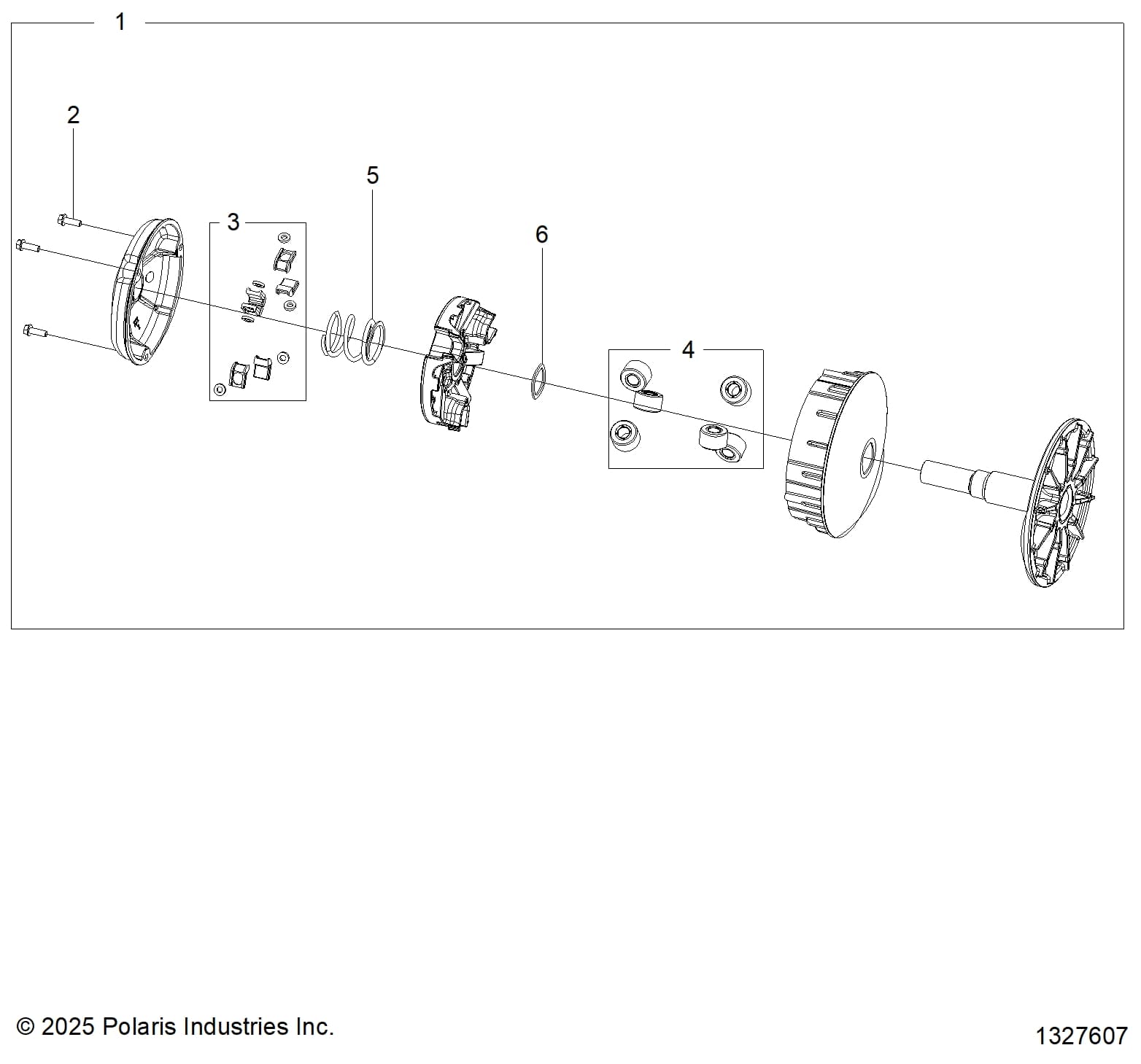 2026 RANGER 500 β DRIVE TRAIN, CLUTCH, PRIMARY diagram