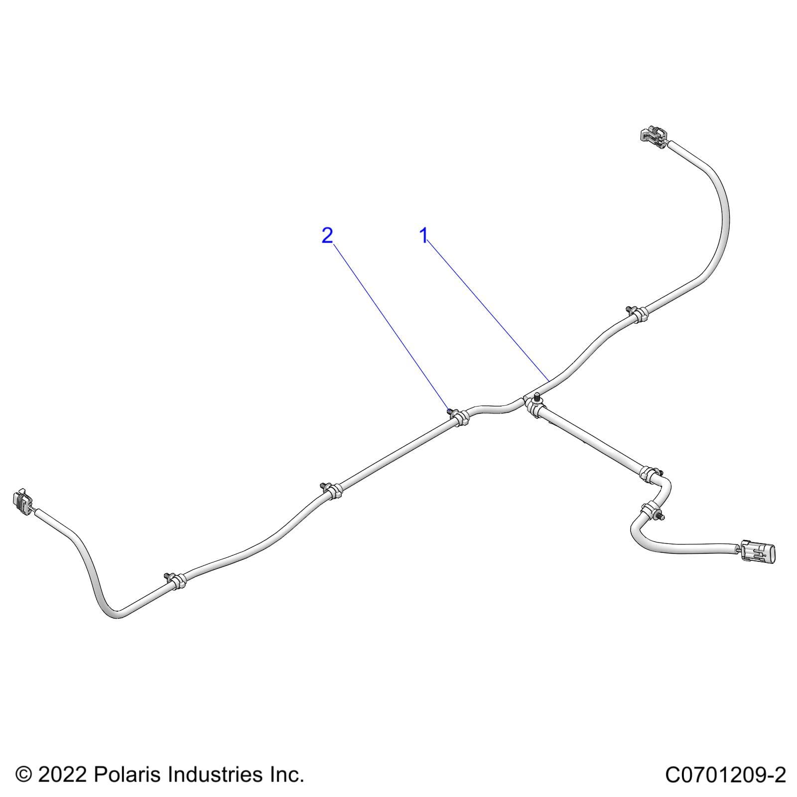 2026 RANGER 1000 CREW EPS β ELECTRICAL, HARNESS BOX - R26T6E99A9/AF/AJ/AK/B9/BF/BJ/BK (C0701209-2) diagram