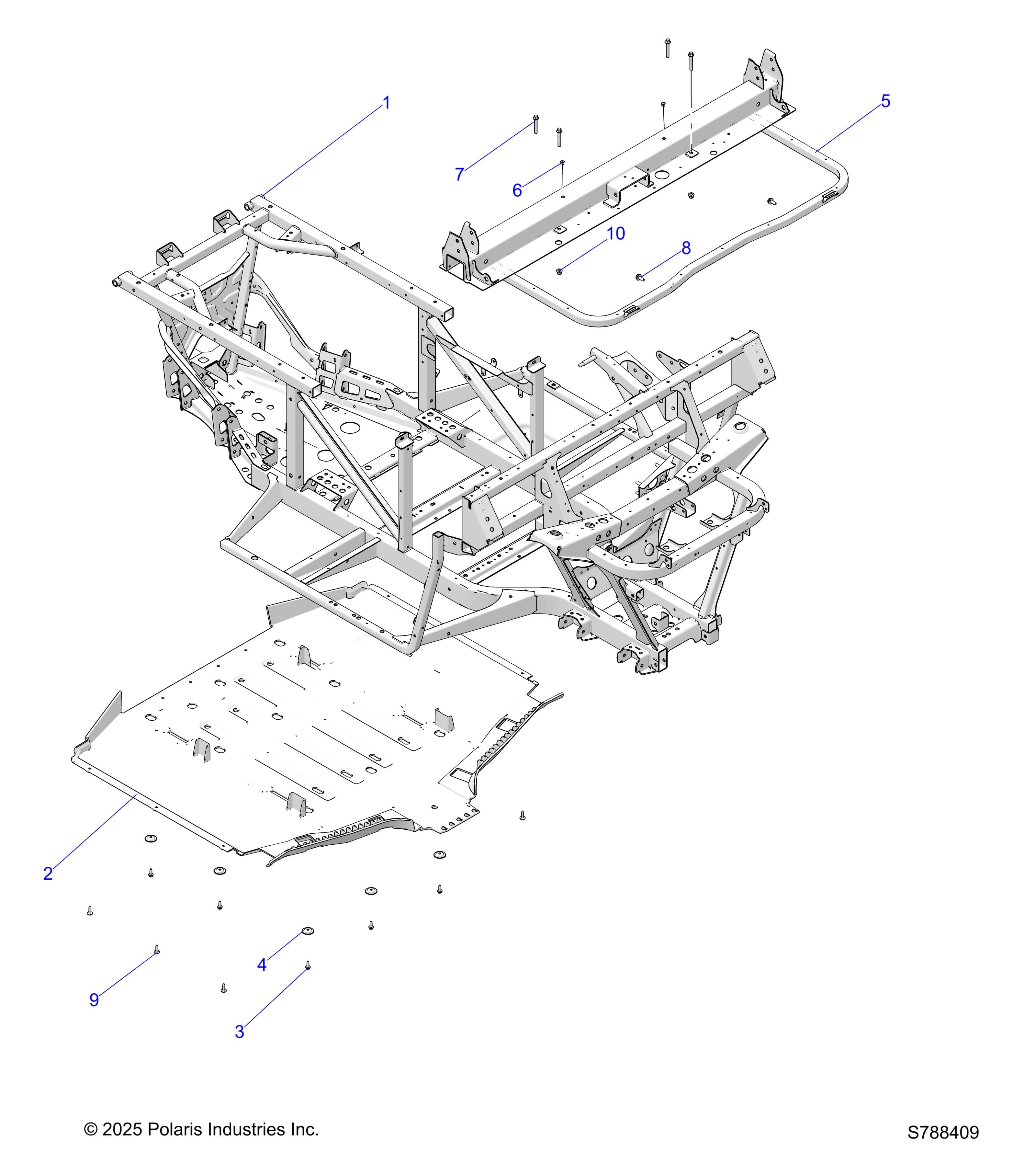 2026 RANGER 500 β CHASSIS, FRAME diagram