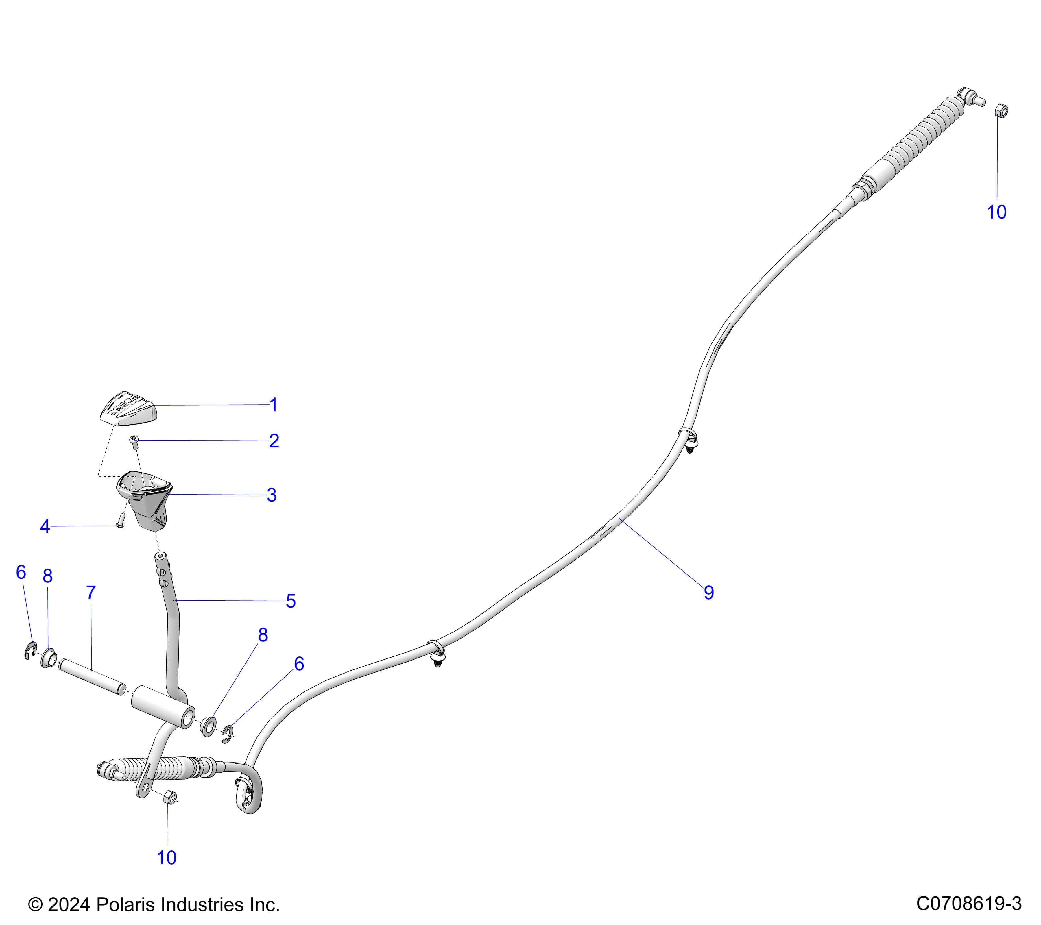 2026 POLARIS XPEDITION ADV 5 NORTHSTAR β DRIVE TRAIN, GEAR SELECTOR diagram