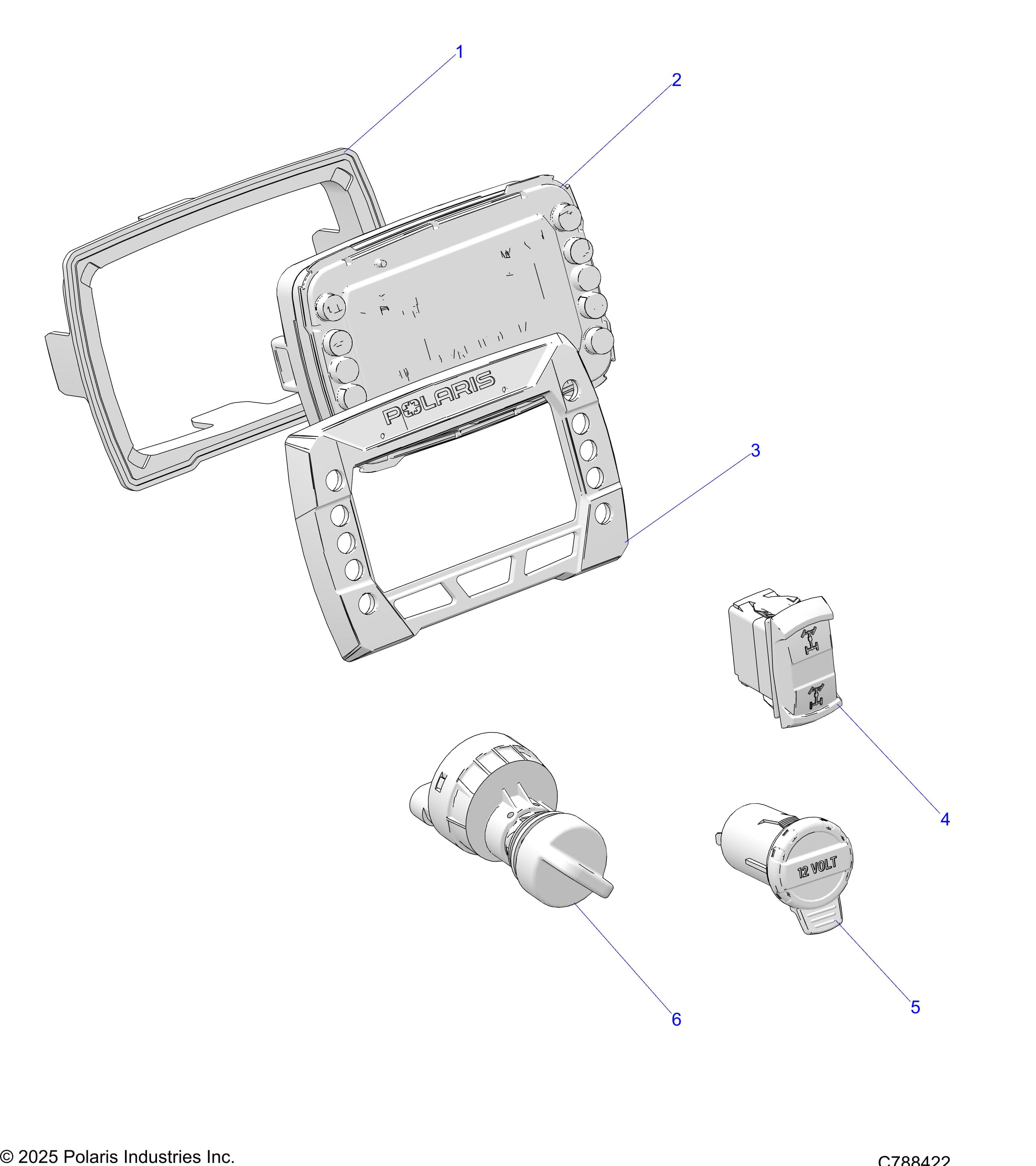 2026 RANGER 500 β ELECTRICAL, DASH INSTRUMENTS & CONTROLS diagram
