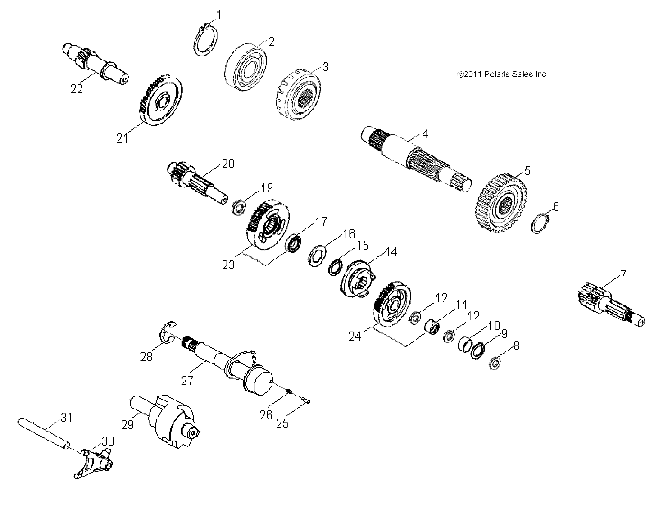 2026 PHOENIX 200 R01 - A26YPA20A4 β DRIVE TRAIN, TRANSMISSION - A26YPA20A4 (49ATVTRANSMISSION12PHX) diagram