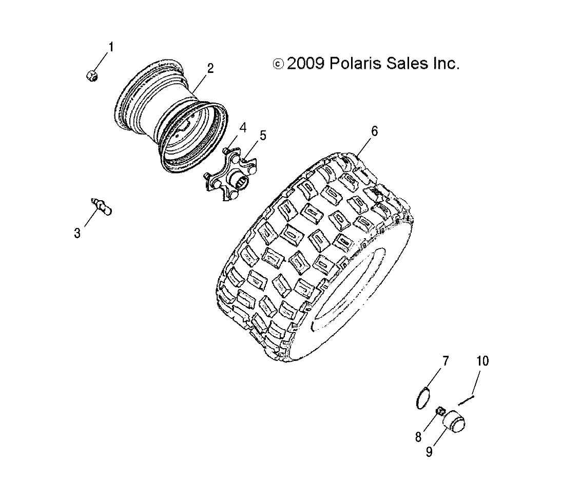 2026 PHOENIX 200 R01 - A26YPA20A4 β WHEELS, REAR - A26YPA20A4 (49ATVWHEELREAR10PHX) diagram