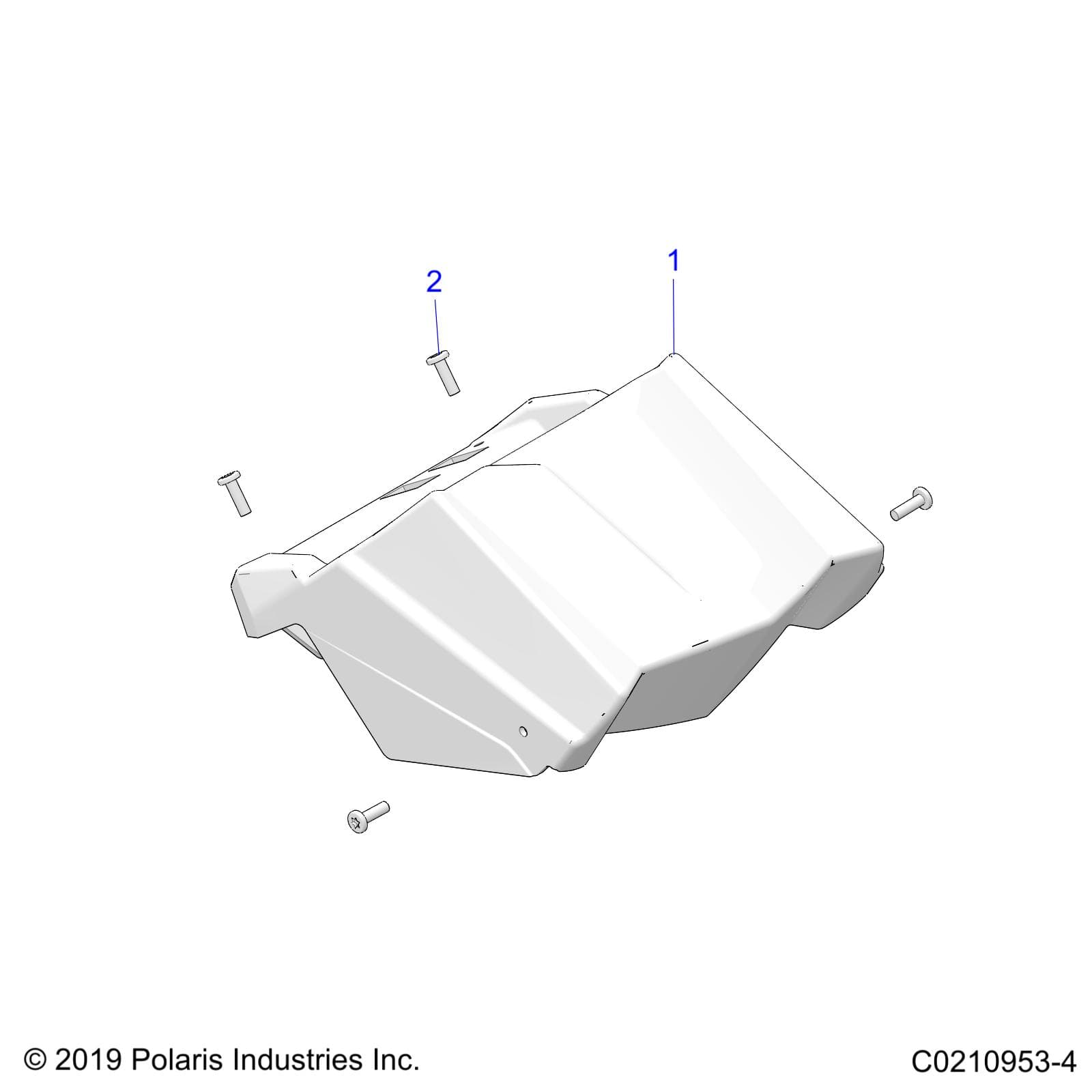 2026 SCRAMBLER XP 1000 S 49S R01 - A26SGE95AB β BODY, GAUGE POD - A26SGE95AB (C0210953-4) diagram
