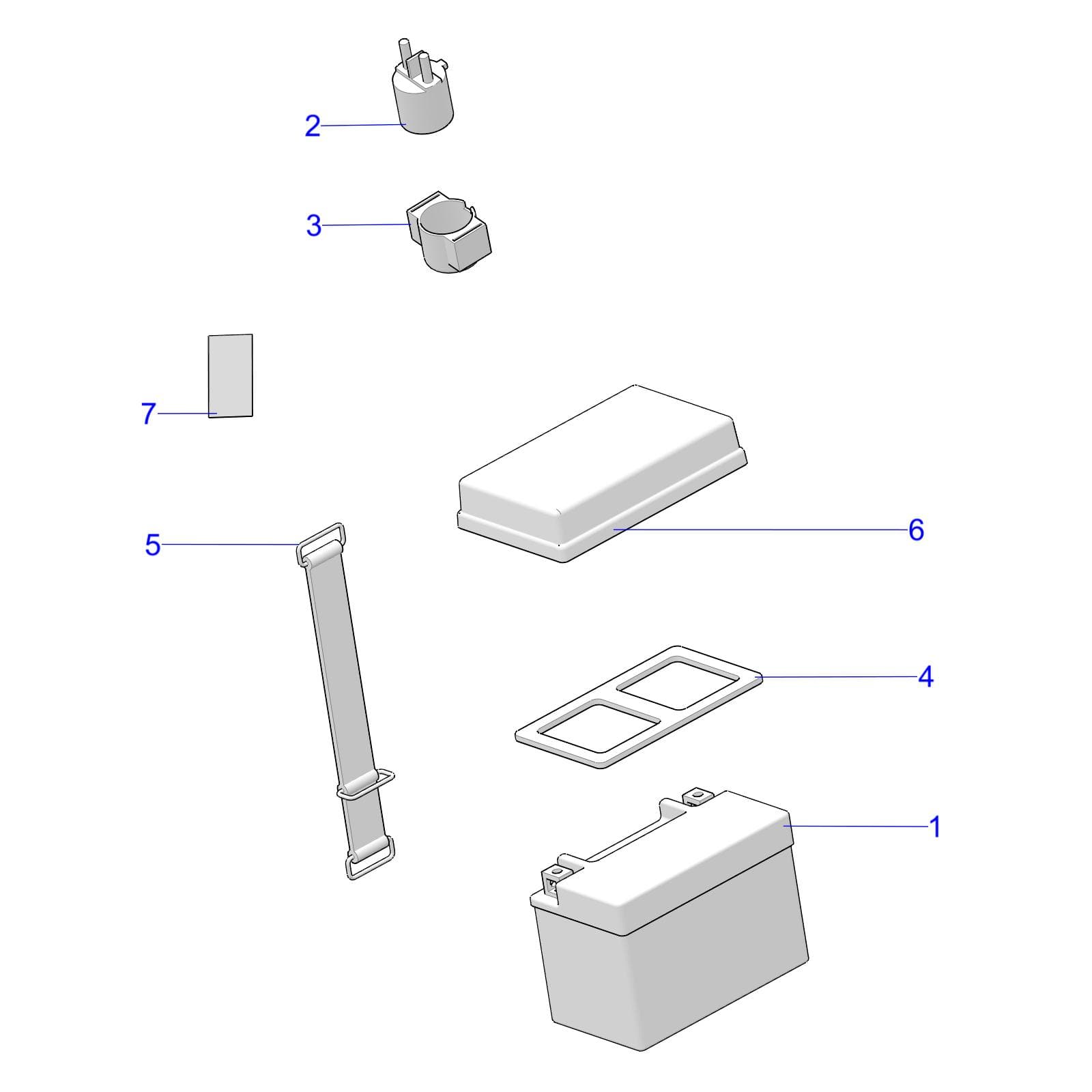 2026 RANGER 150 EFI AU β ELECTRICAL, BATTERY - R26HZA15D5 (C101388-1) diagram