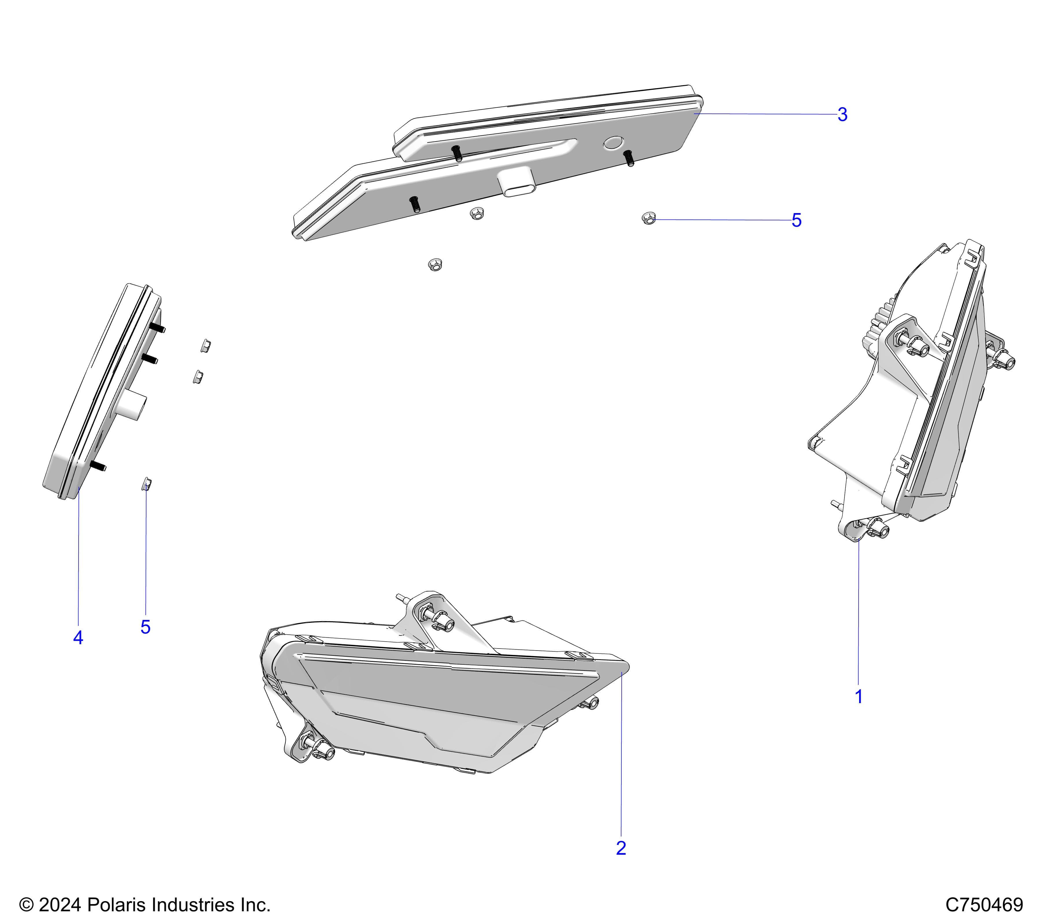 2026 RZR PRO S SPORT β ELECTRICAL, HEADLIGHTS AND TAILLIGHTS - Z26SPE92A4/B4/A6/B6 (C750469) diagram
