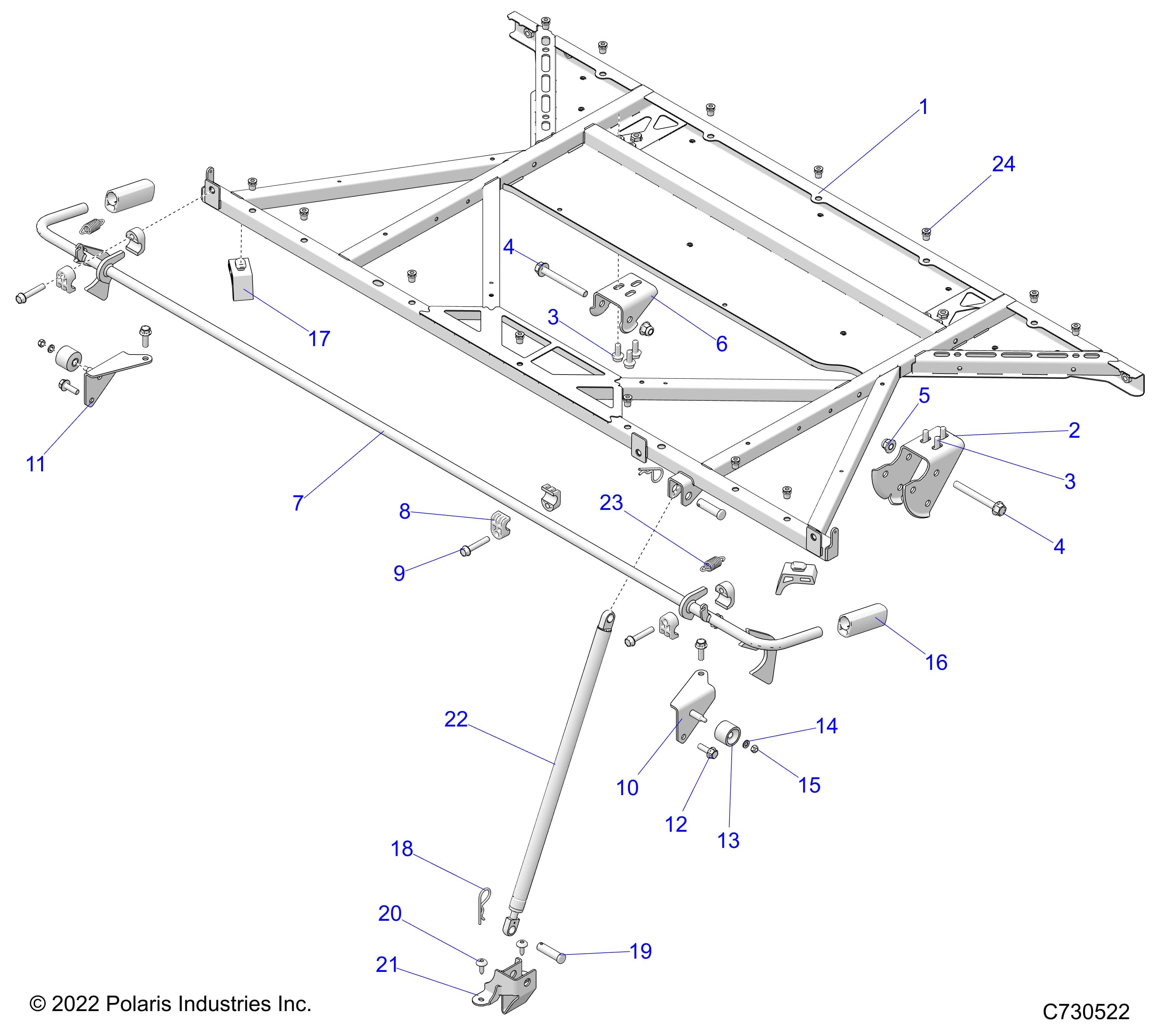 2026 POLARIS XPEDITION XP NORTHSTAR β BODY, BOX, MOUNTING diagram