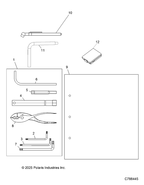 2026 RANGER 1000 XP CREW TEXAS EDITION β REFERENCE, OWNERS MANUAL & TOOL KIT - R26RSF99AL (C788445) diagram