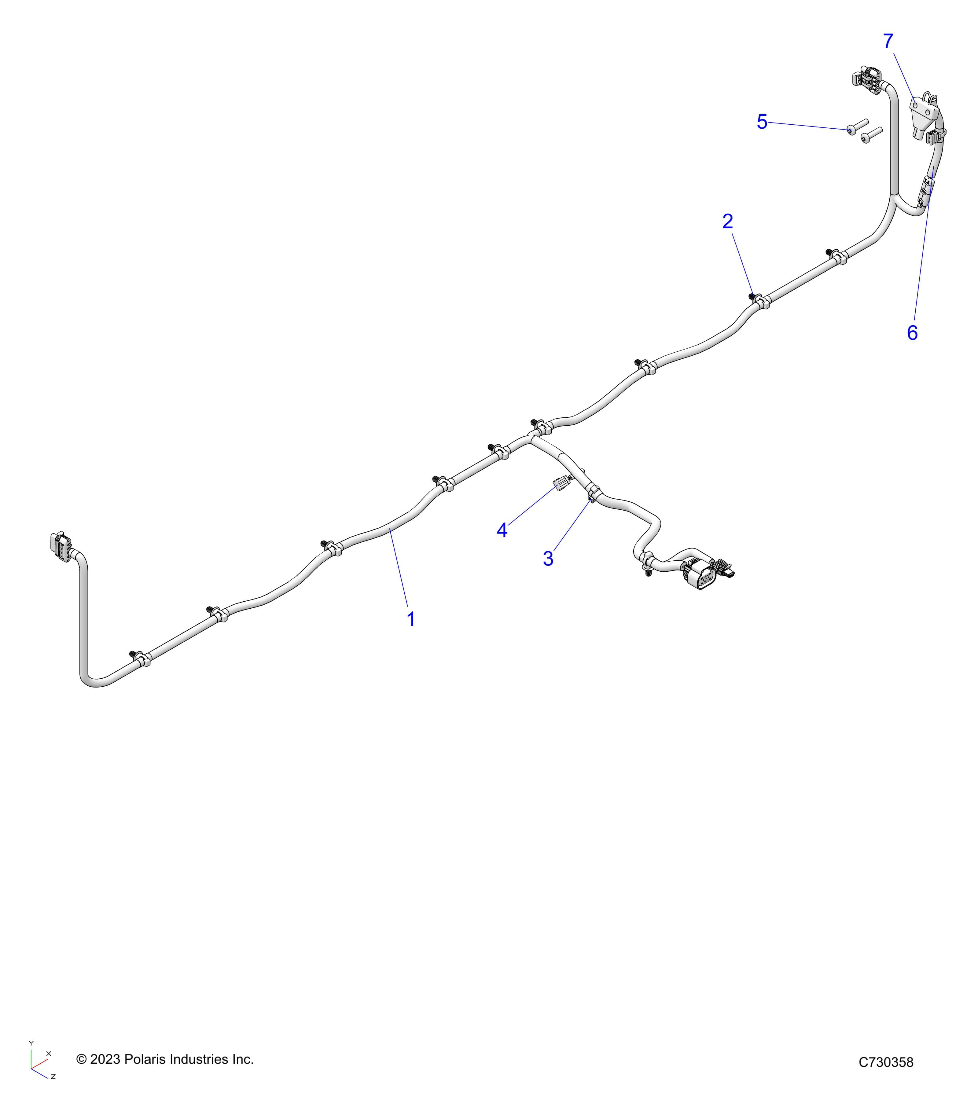 2026 RANGER 1000 XP NSTR ULTIMATE TRAIL BOSS β ELECTRICAL, HARNESS, BOX - R26RRV99AK (C730358) diagram
