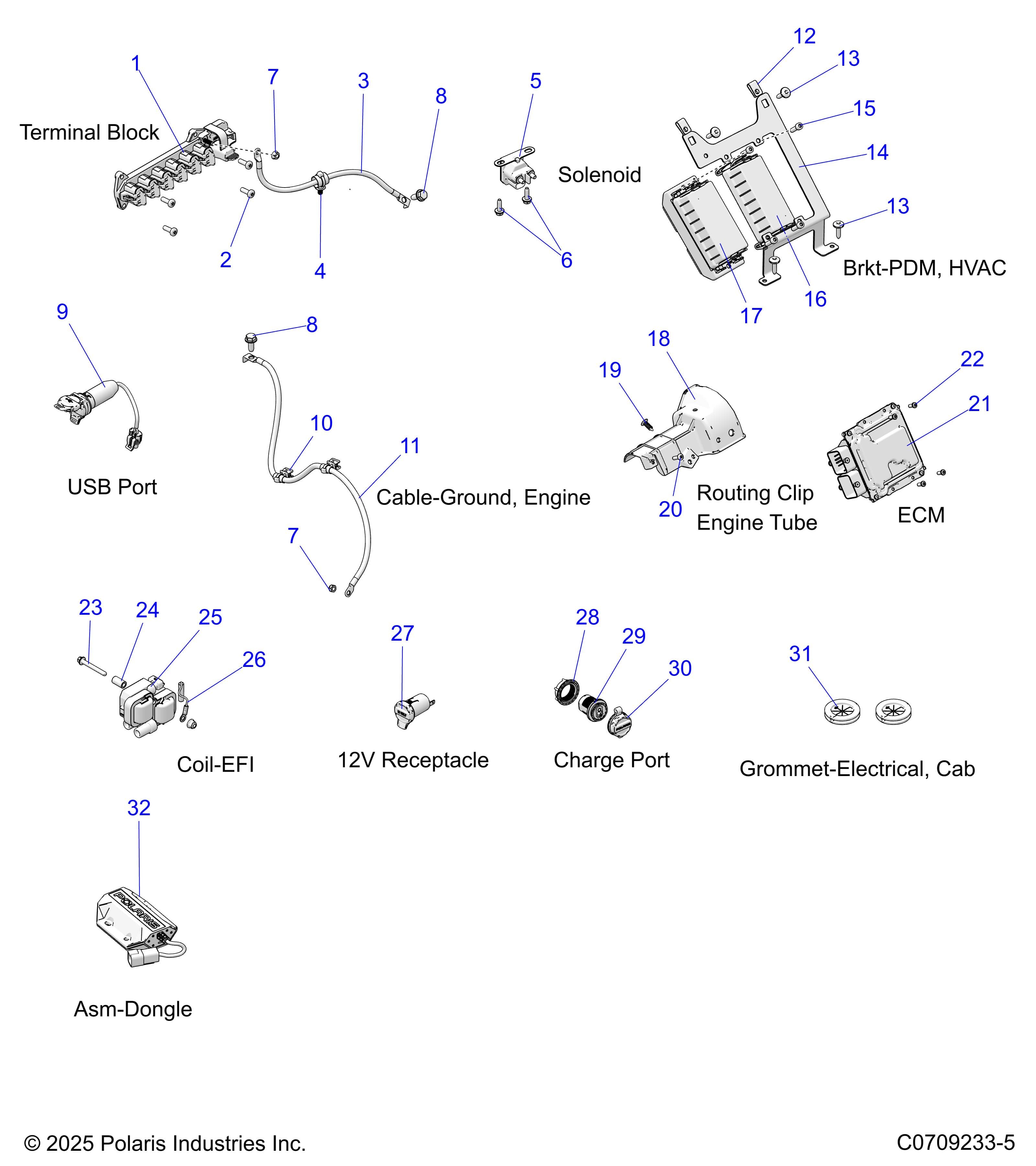 2026 POLARIS XPEDITION ADV 5 NORTHSTAR β ELECTRICAL, COMPONENTS diagram