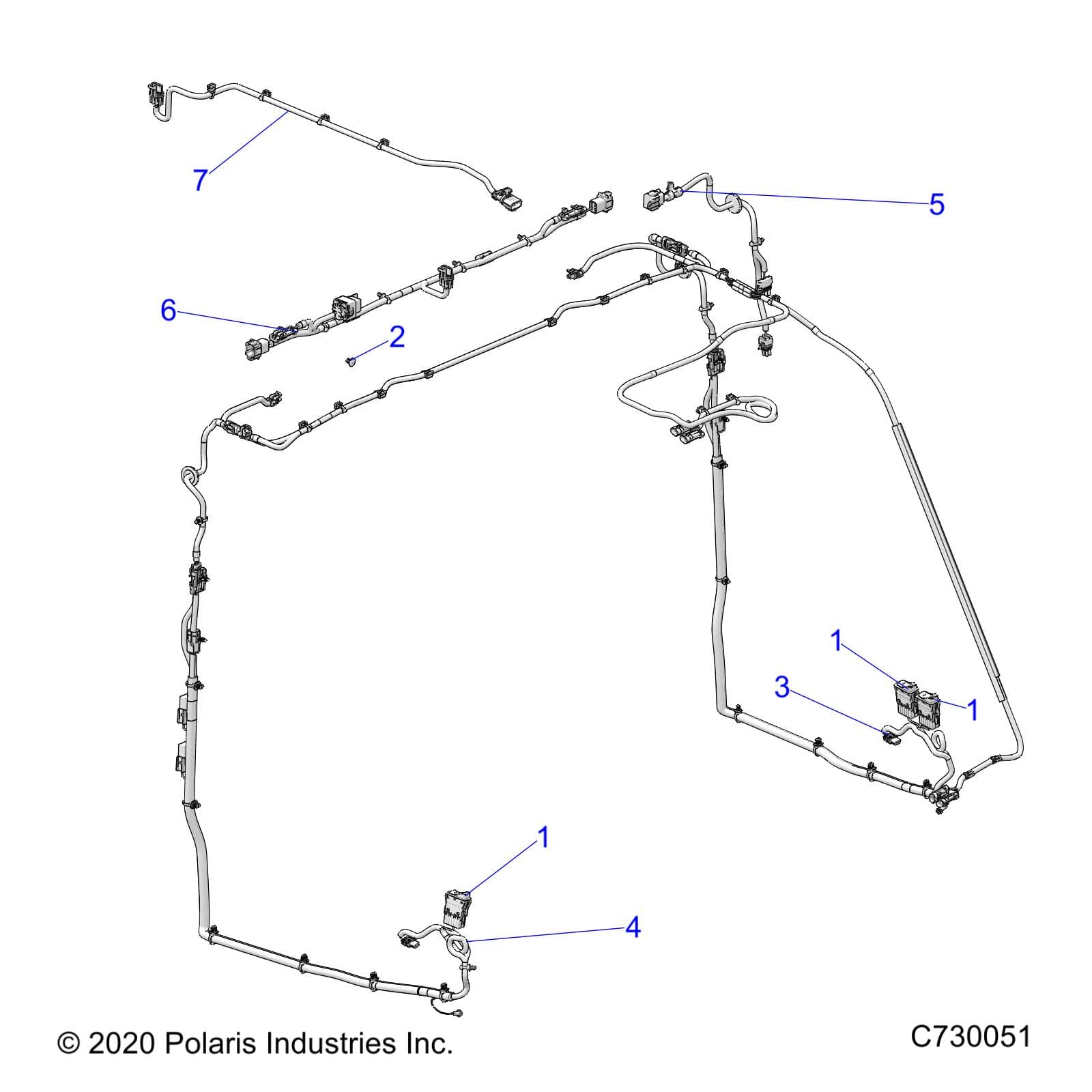 2026 RANGER 1000 XP CREW NSTR ULTIMATE TRAIL BOSS β ELECTRICAL, COMPONENTS, DOOR & WINDOW - R26RSV99AK (C730051) diagram