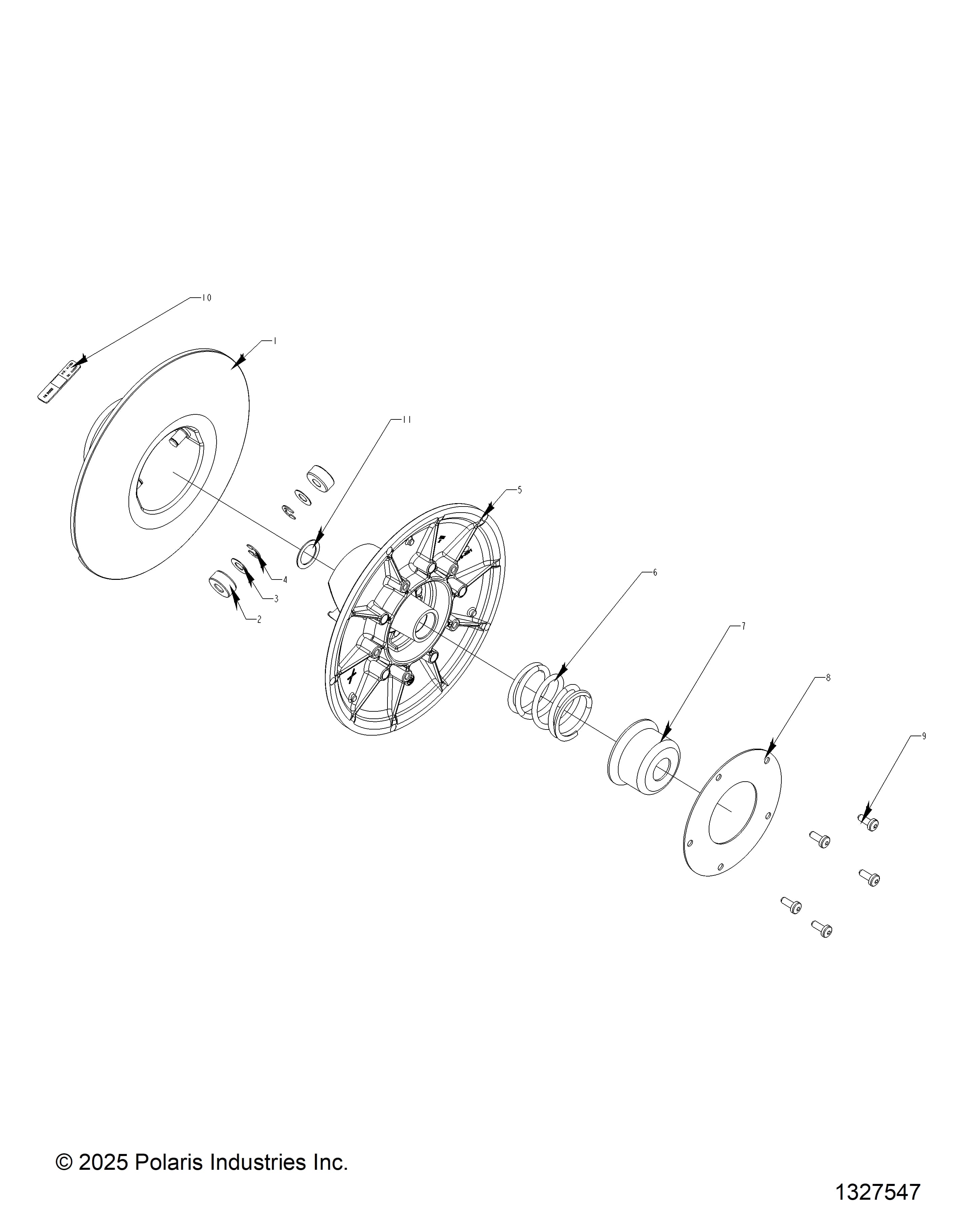 2026 RANGER 500 β DRIVE TRAIN, CLUTCH, SECONDARY diagram