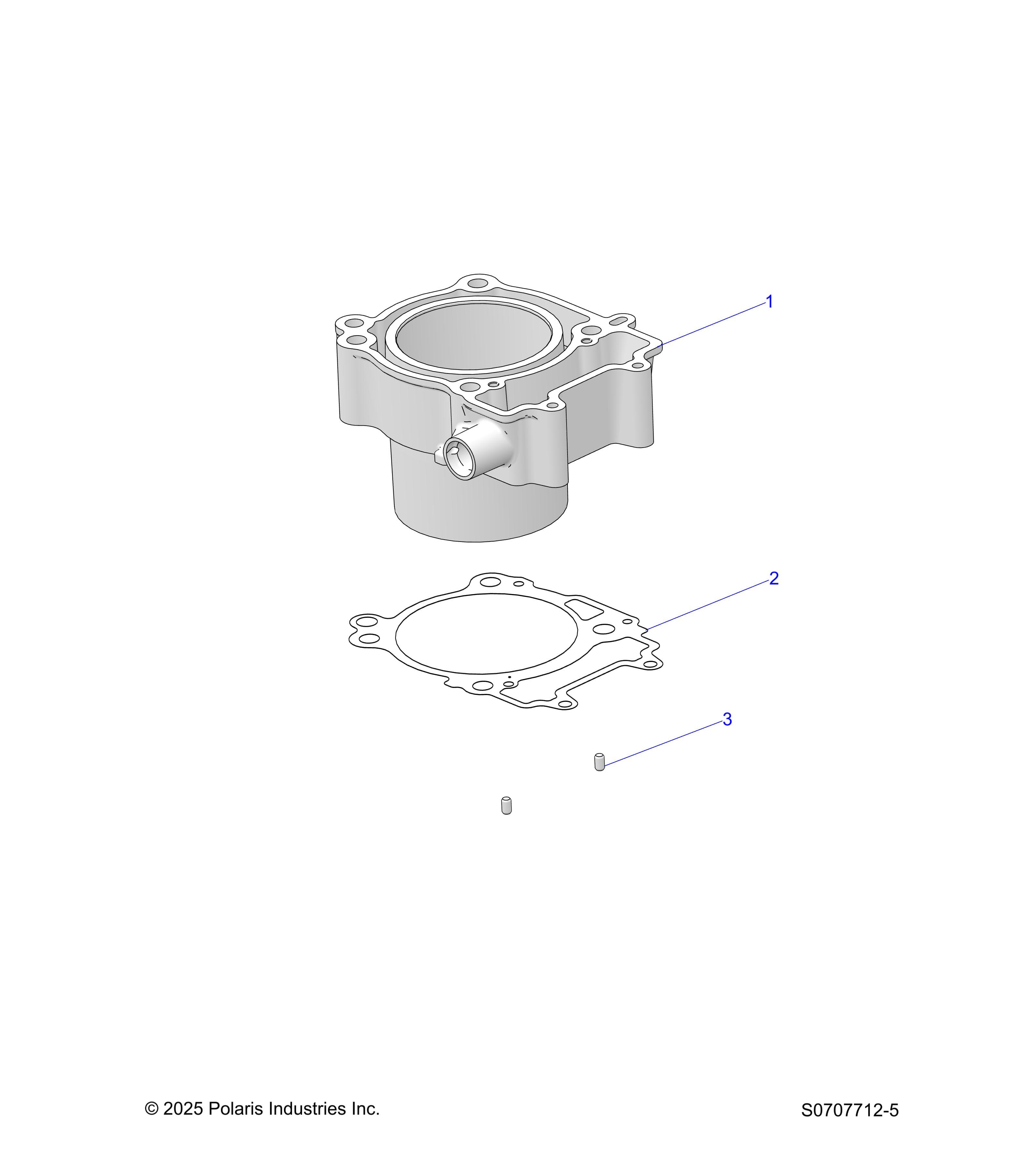 2026 RANGER 500 β ENGINE, CYLINDER diagram