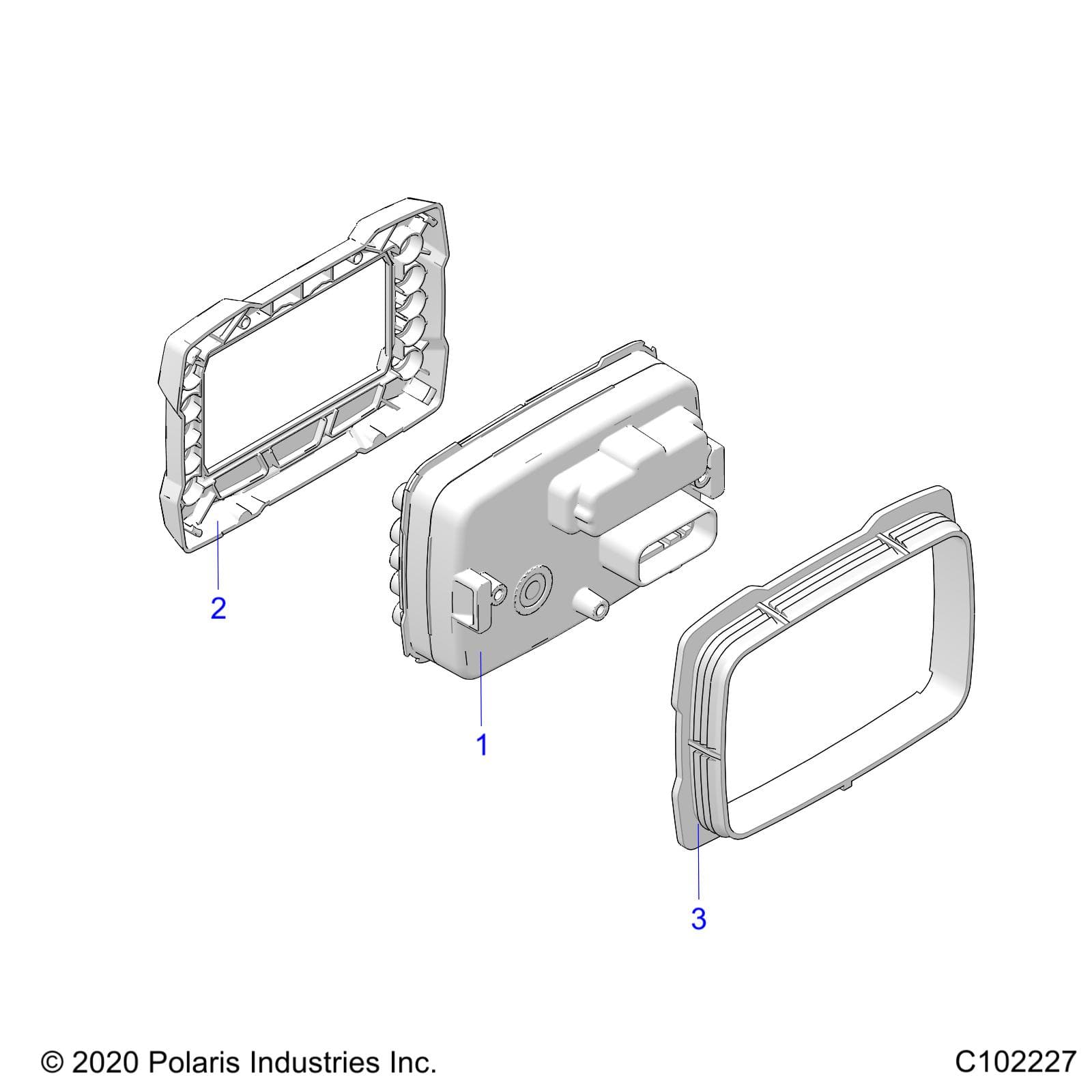 2026 SPORTSMAN 570 β ELECTRICAL, GAUGES and INDICATORS - A26SEA57A1/A4/A6 (C102227) diagram