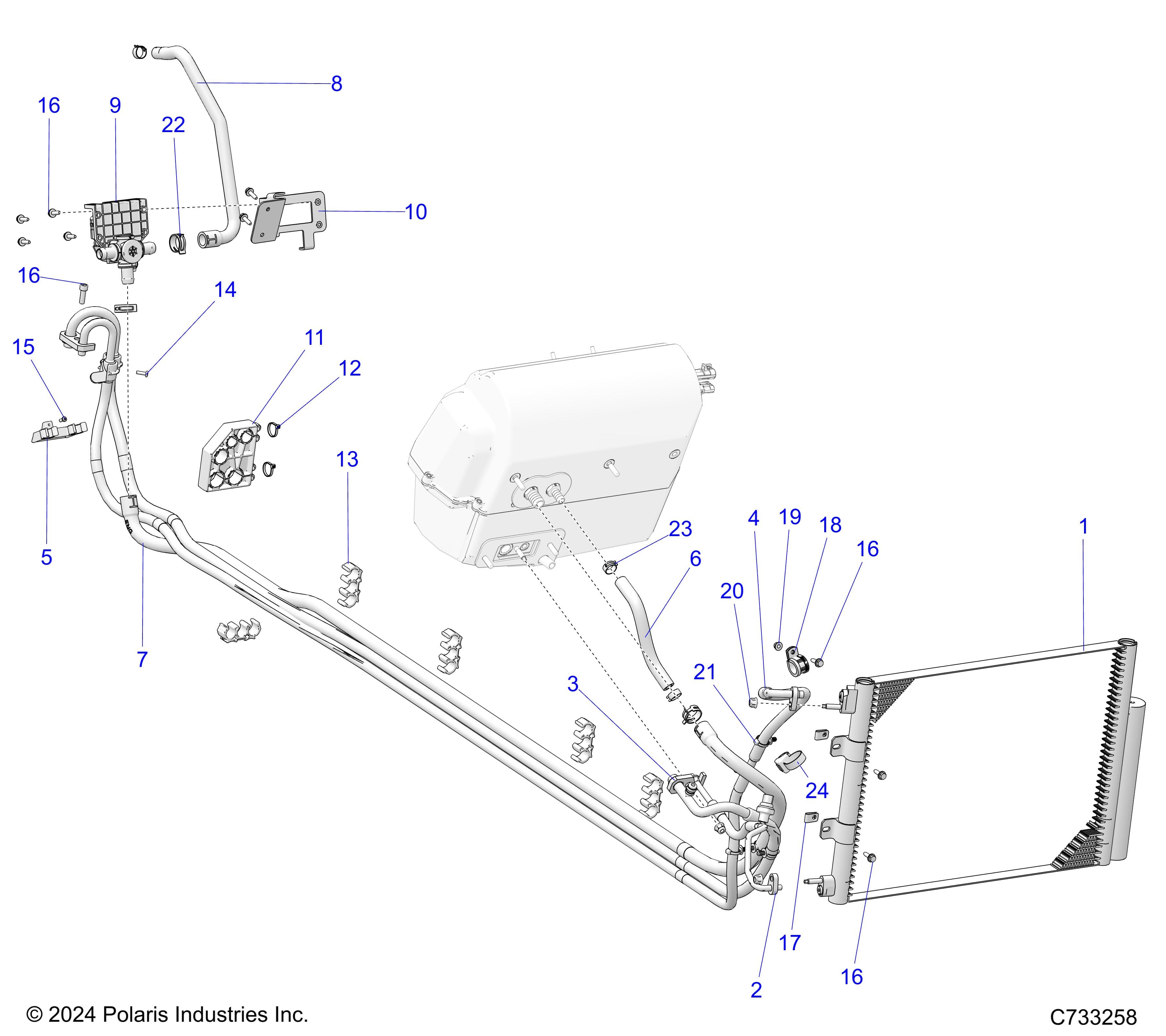 2026 RANGER 1000 XP CREW NSTR PREMIUM β BODY, HVAC ROUTINGS - R26RSU99A9/B9/AF/BF/AH/BH/AS/BS/AB/BB (C733258) diagram