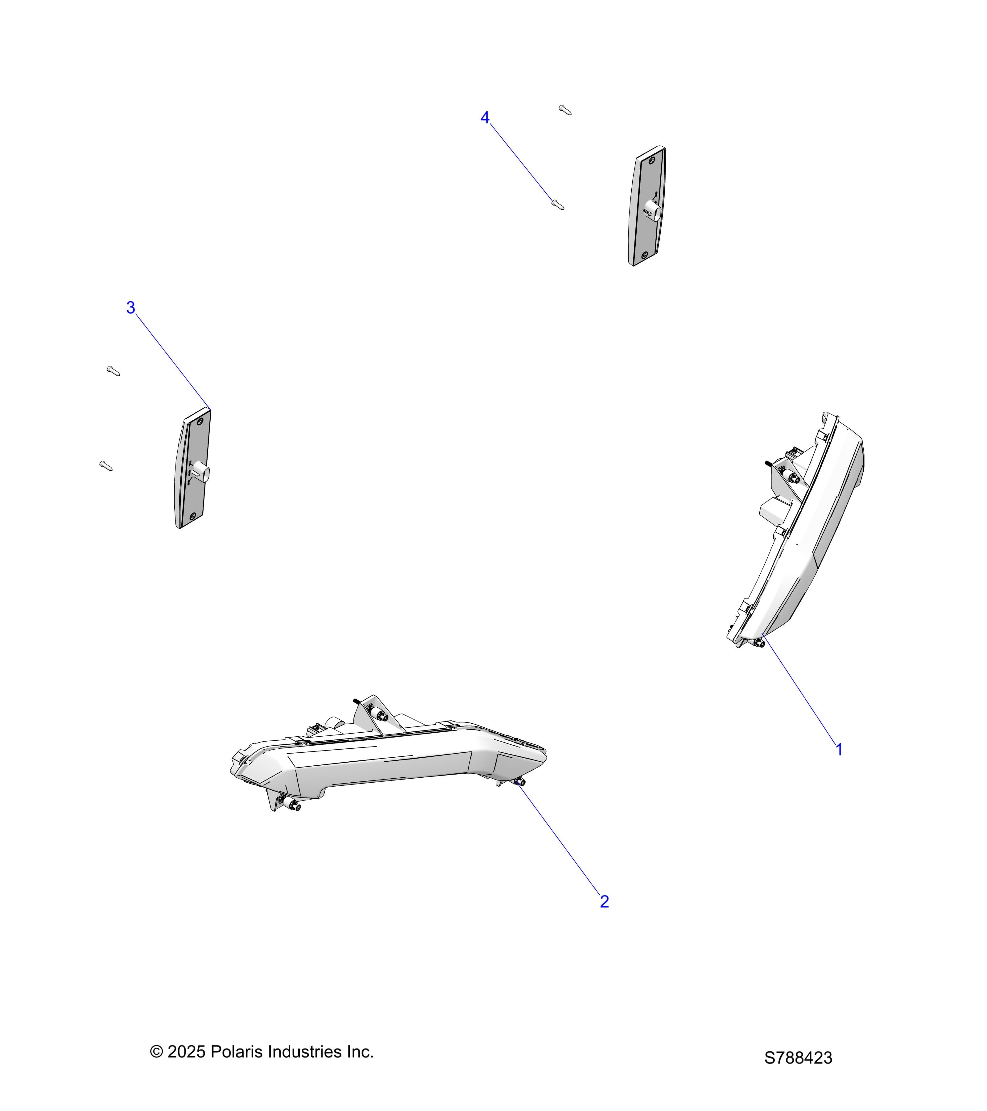 2026 RANGER 500 β ELECTRICAL, HEADLIGHTS, TAILLIGHTS & BULBS diagram