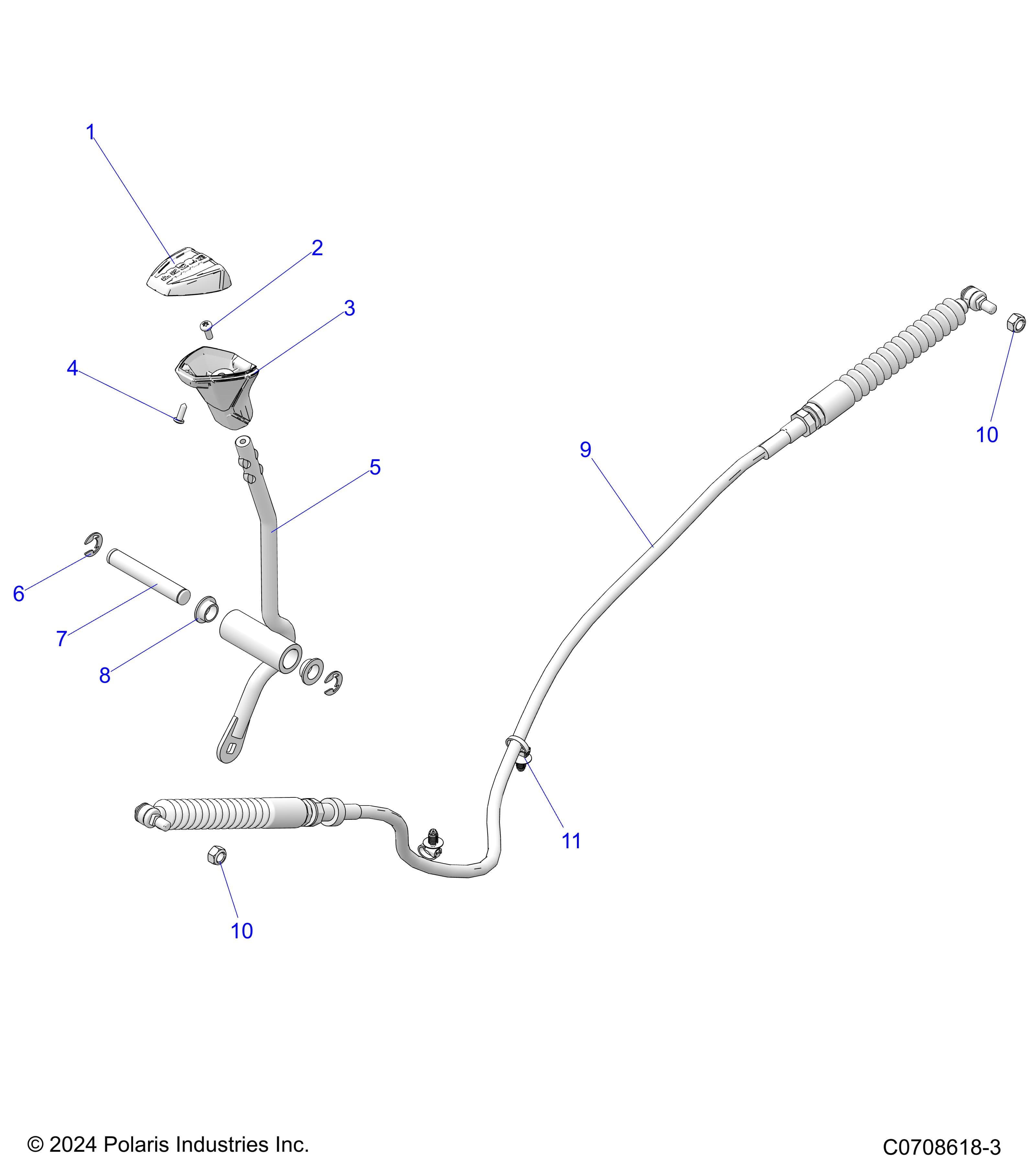 2026 POLARIS XPEDITION ADV NORTHSTAR β DRIVE TRAIN, GEAR SELECTOR diagram