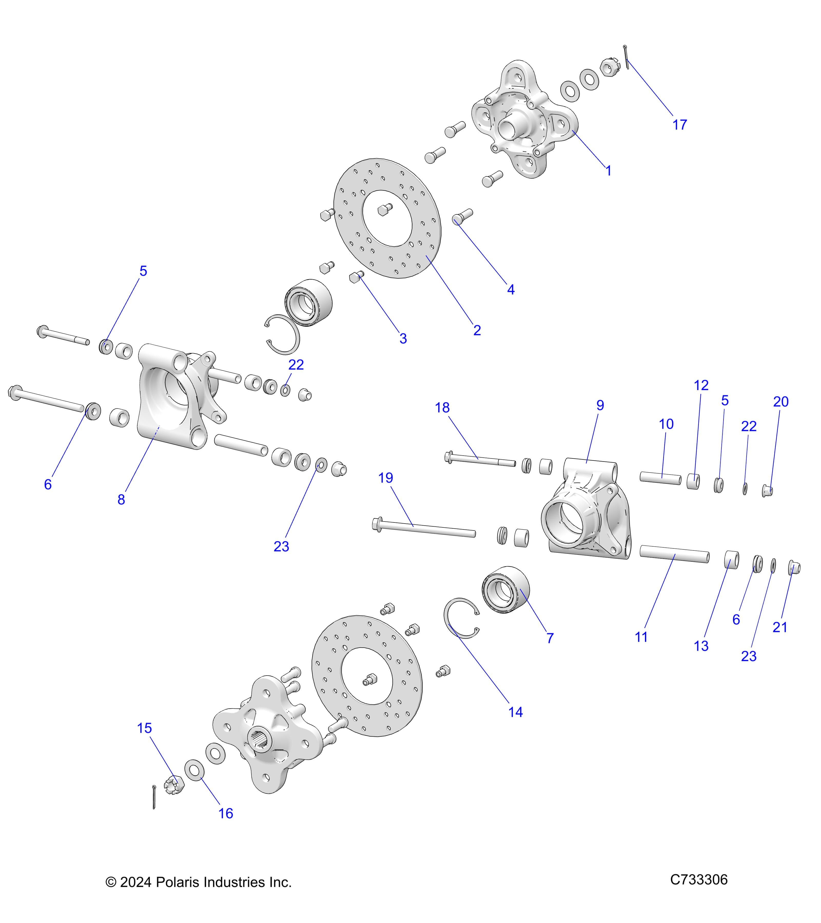 2026 RANGER 1000 EPS β SUSPENSION, REAR CARRIER - R26TAE99A1/A9/AF/AJ/AK/B1/B9/BF/BJ/BK (C733306) diagram