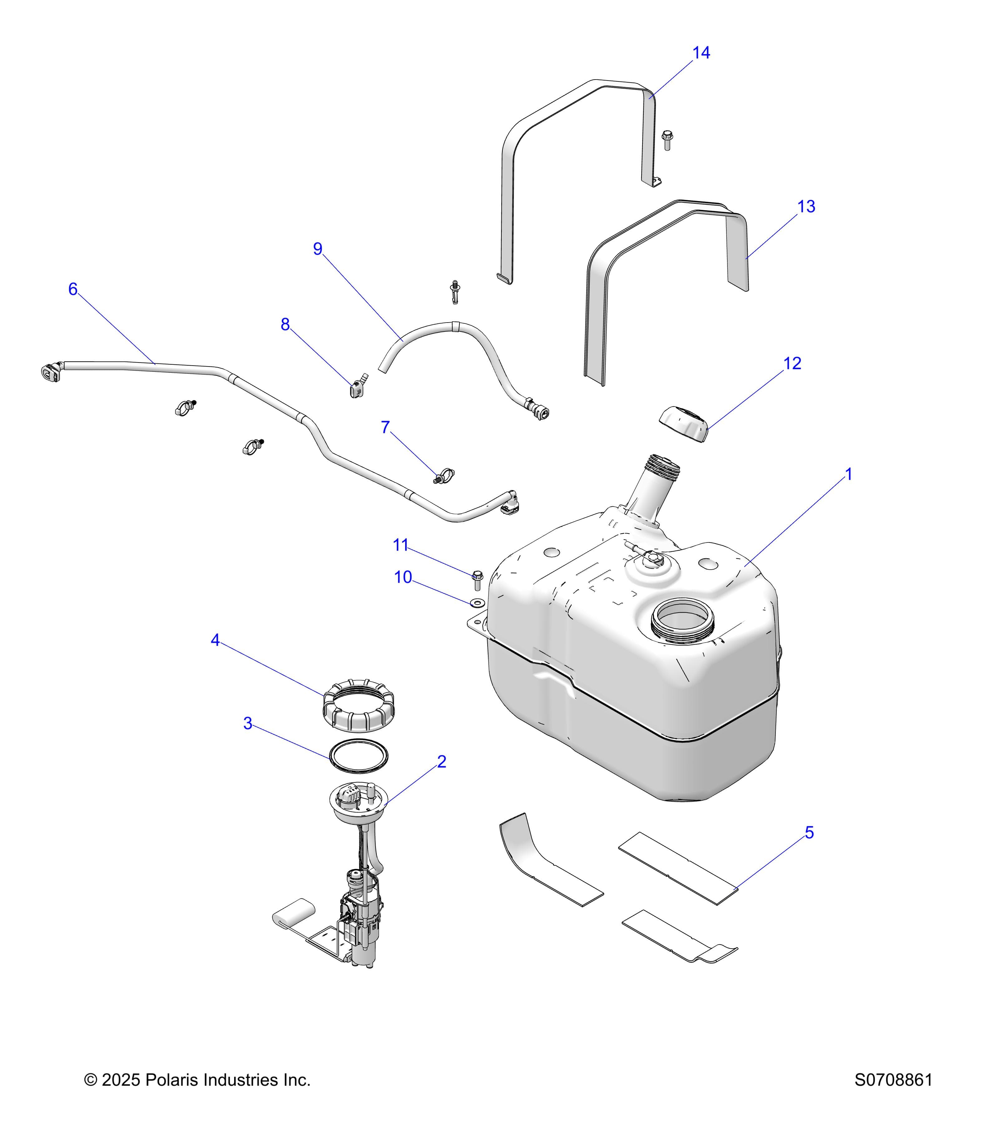 2026 RANGER 500 β FUEL SYSTEM diagram